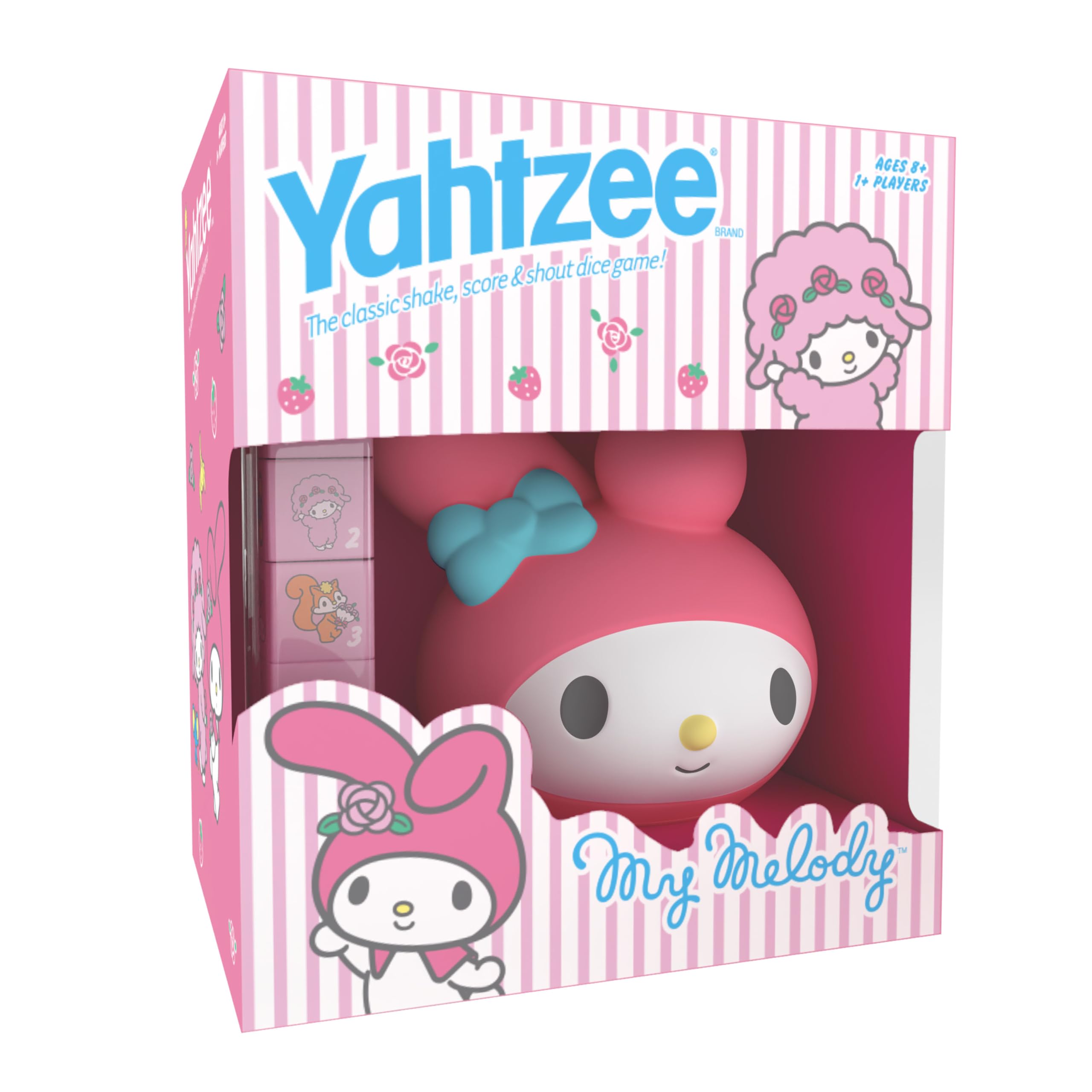 Foto 2 pulgar | Juego De Dados Usaopoly Yahtzee My Melody Hello Kitty & Friends - Venta Internacional.