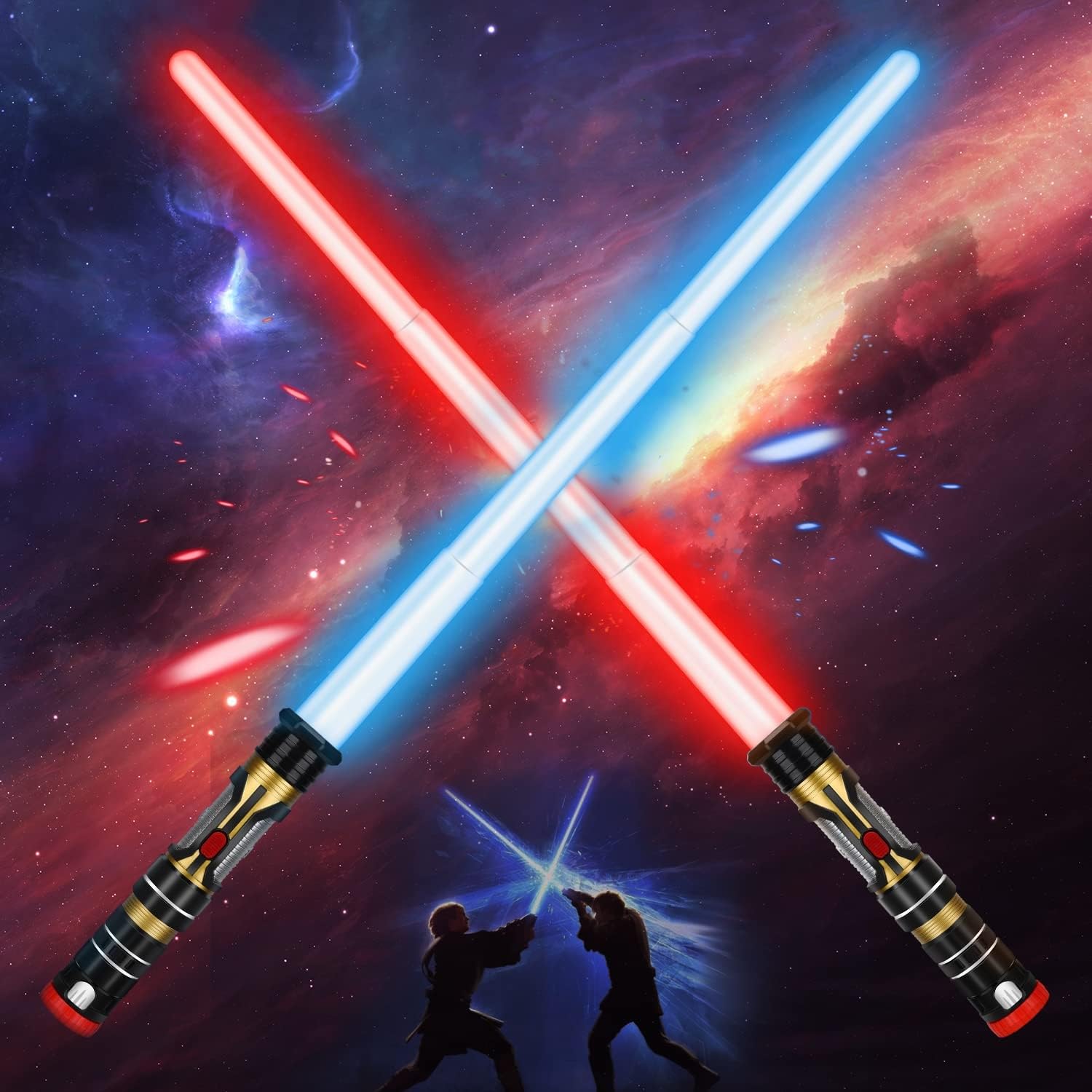 Light Up Sword Toy Life Dark Saber De 31 Pulgadas Con Efectos De Sonido, Paquete De 2 - Venta Internacional.