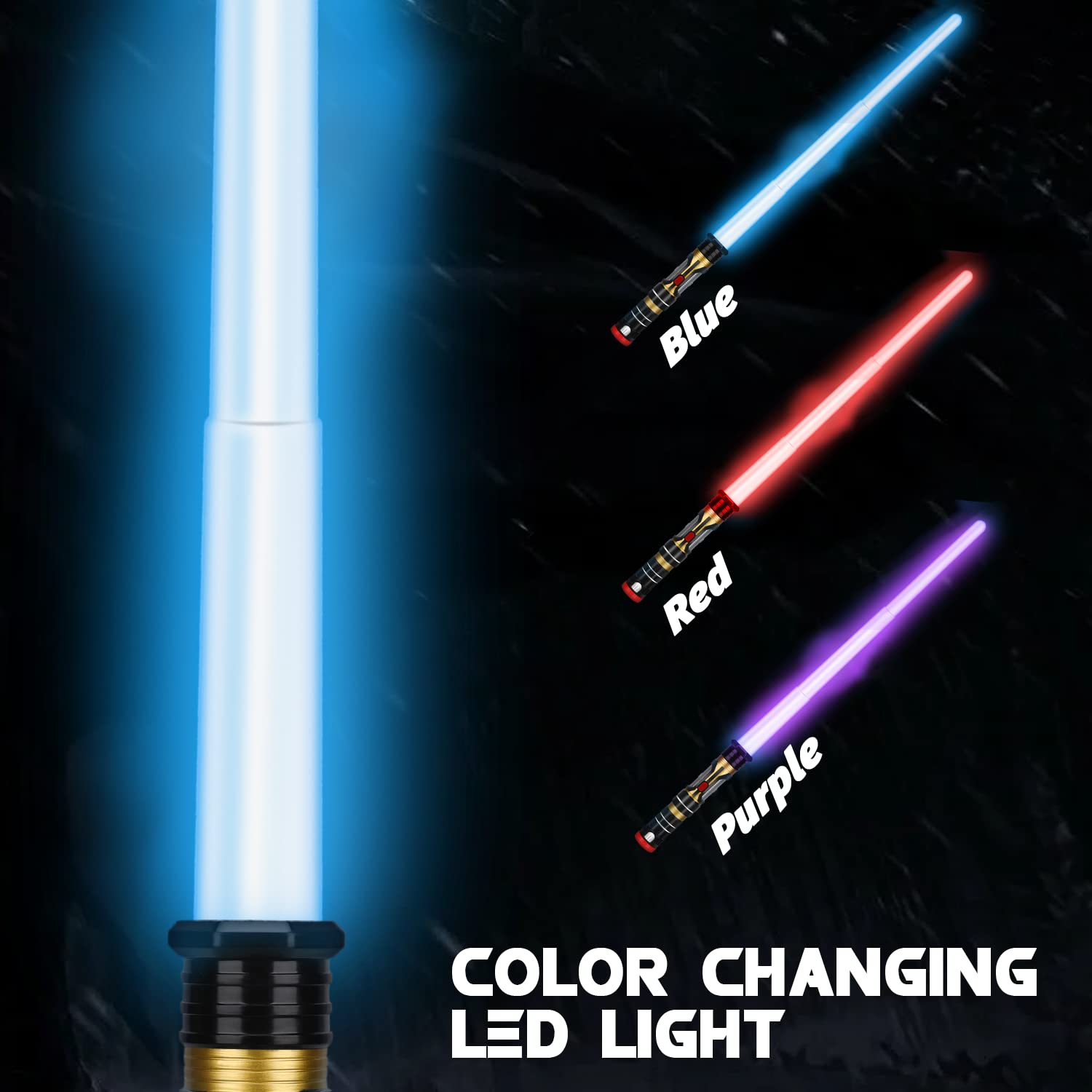 Foto 4 pulgar | Light Up Sword Toy Life Dark Saber De 31 Pulgadas Con Efectos De Sonido, Paquete De 2 - Venta Internacional.