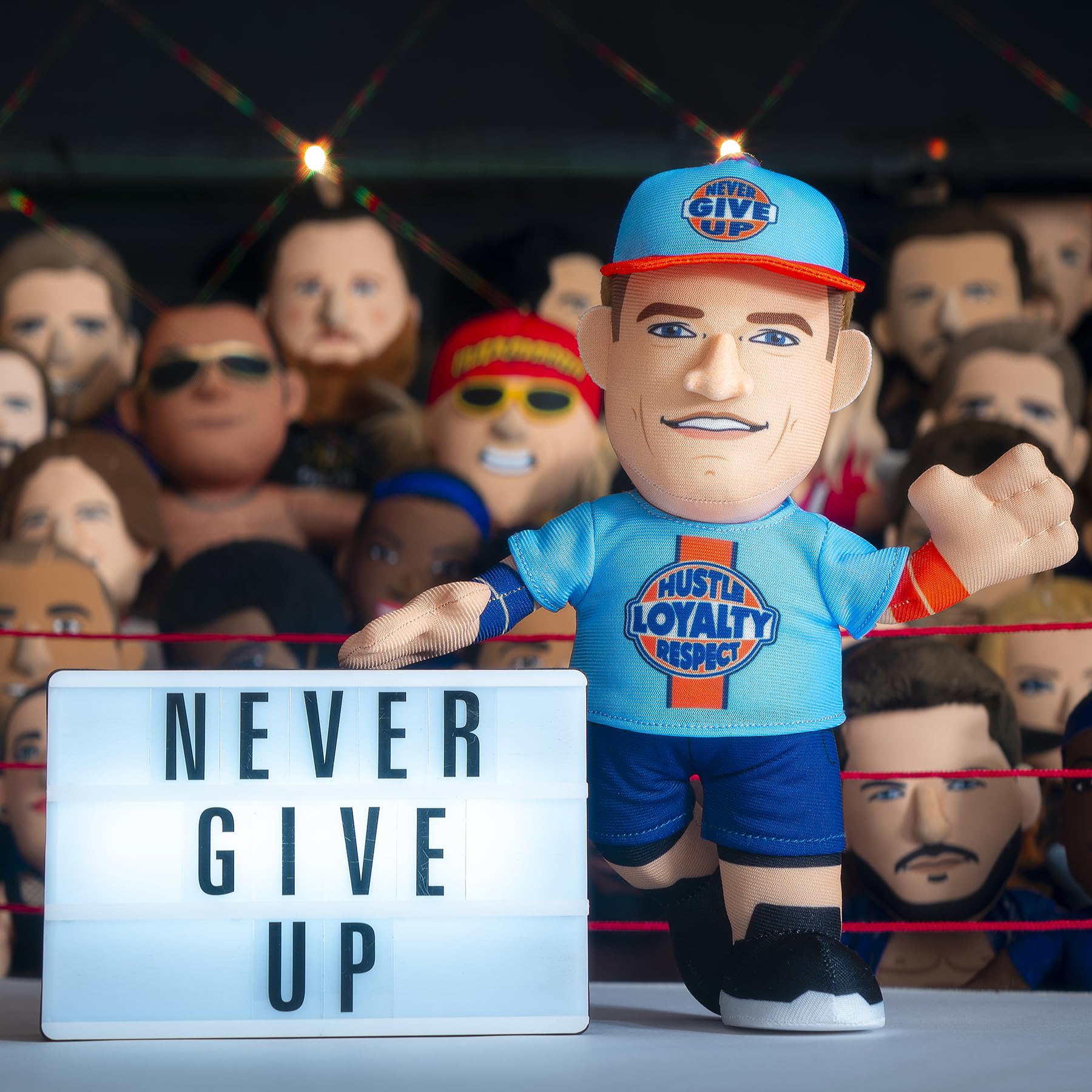 Foto 3 pulgar | Figura De Peluche Bleacher Creatures Wwe John Cena 25 Cm - Venta Internacional.