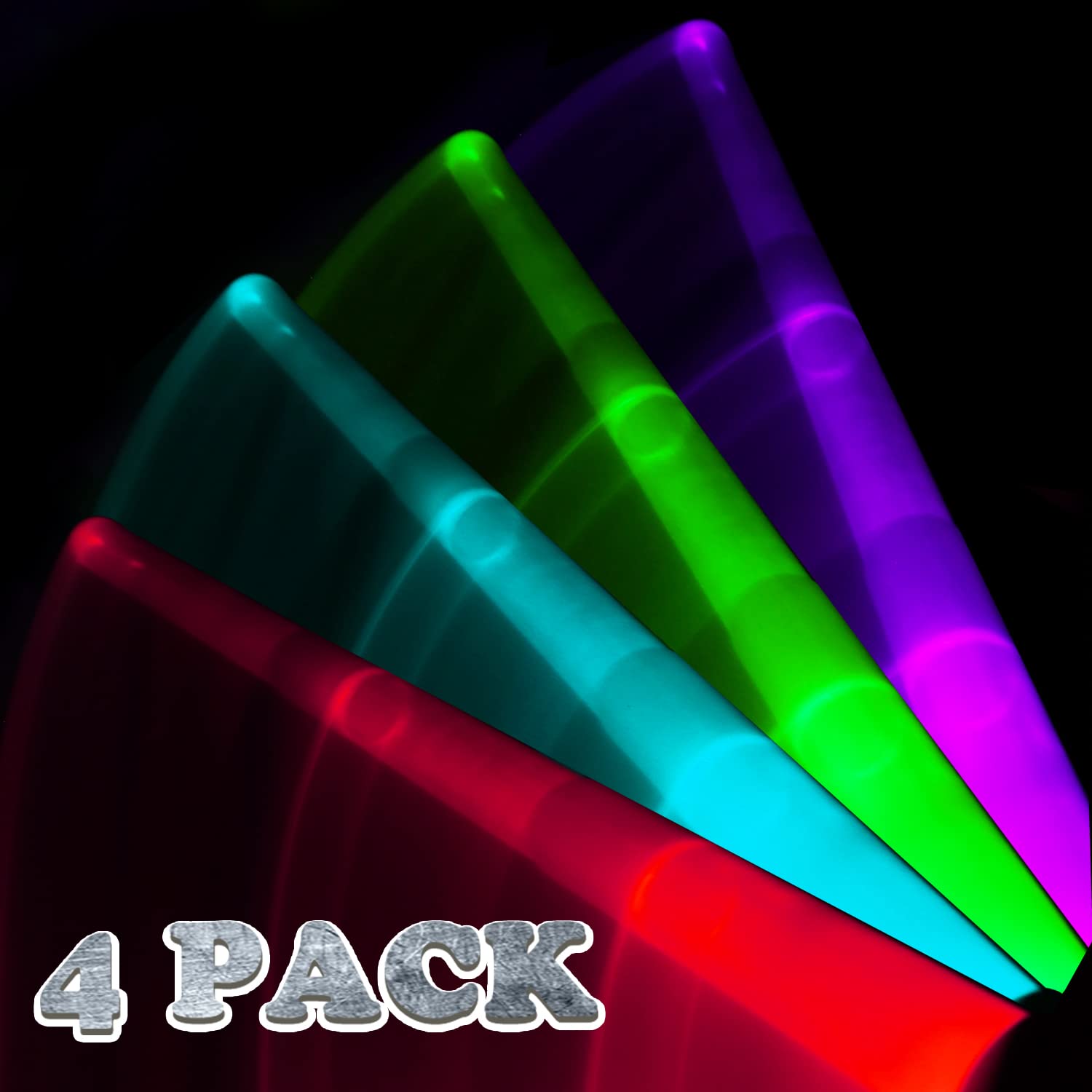 Foto 6 pulgar | Light Up Saber Lesuter Toys, Paquete De 4 Unidades Con 4 Colores Para Niños Y Adultos - Venta Internacional.