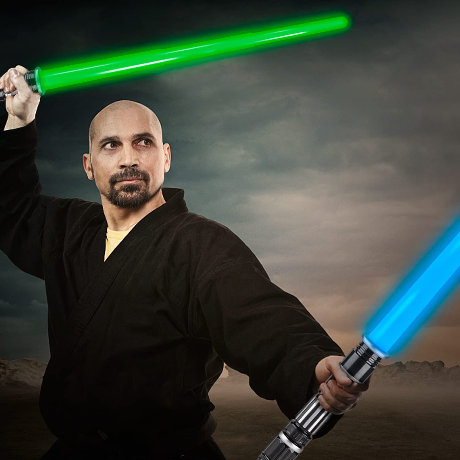 Foto 6 | Light Up Saber Lesuter Toys, Paquete De 4 Unidades Con 4 Colores Para Niños Y Adultos - Venta Internacional.