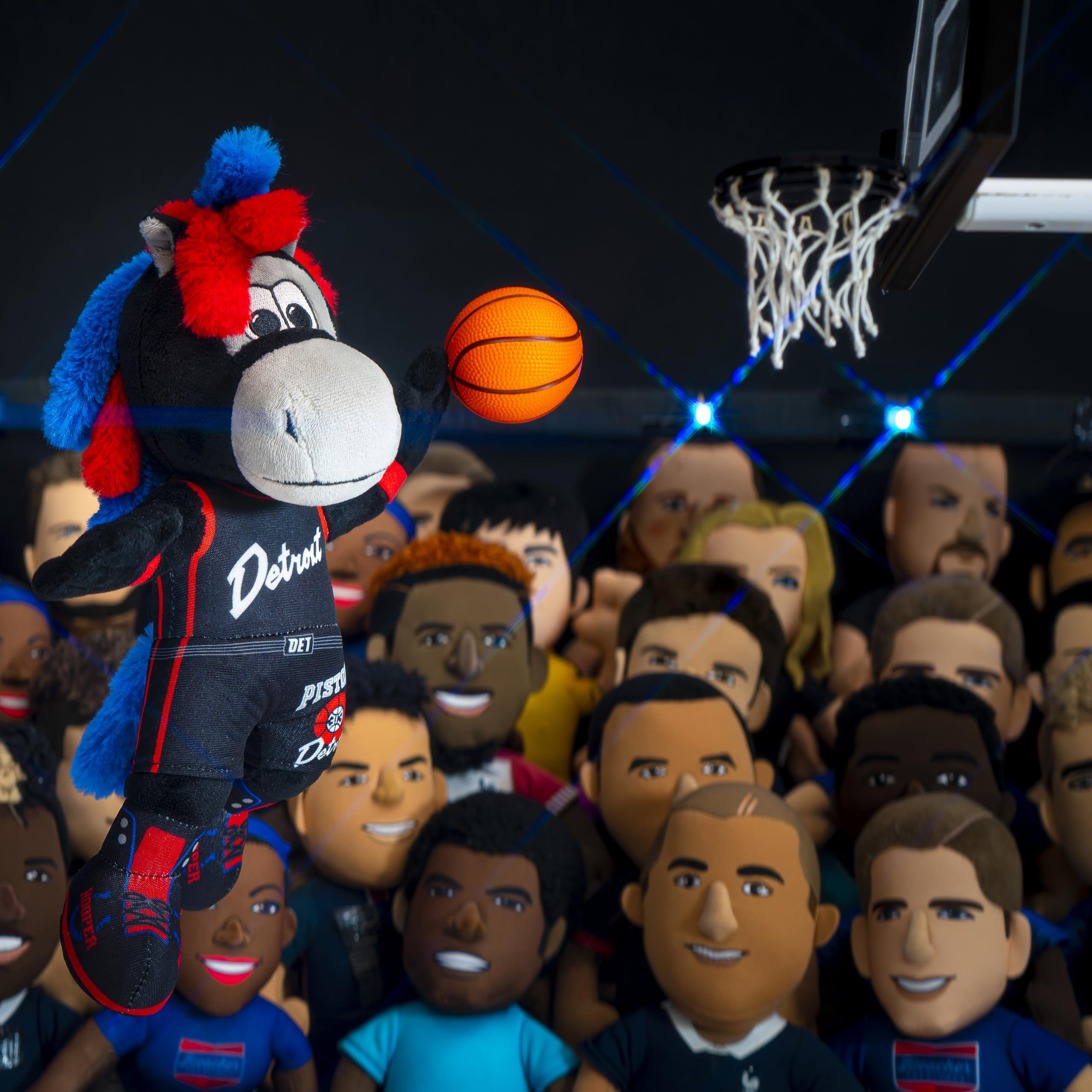 Foto 7 pulgar | Figura De Peluche Bleacher Creatures Detroit Pistons Hooper 10 Nba - Venta Internacional.
