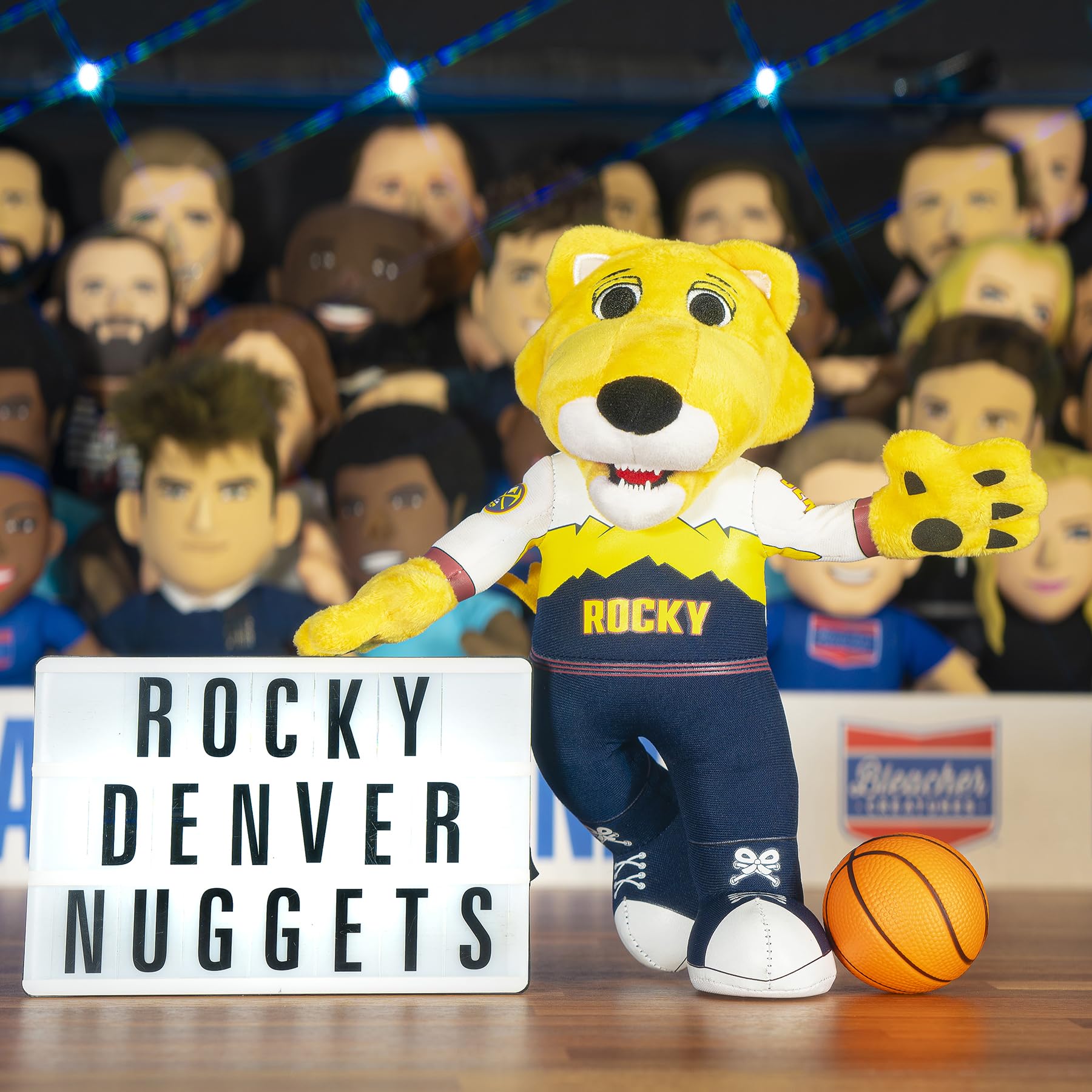 Foto 3 pulgar | Figura De Peluche Bleacher Creatures Denver Nuggets Rocky 25 Cm - Venta Internacional.