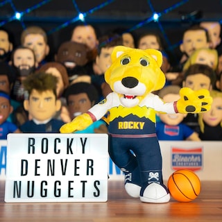 Foto 2 | Figura De Peluche Bleacher Creatures Denver Nuggets Rocky 25 Cm - Venta Internacional.
