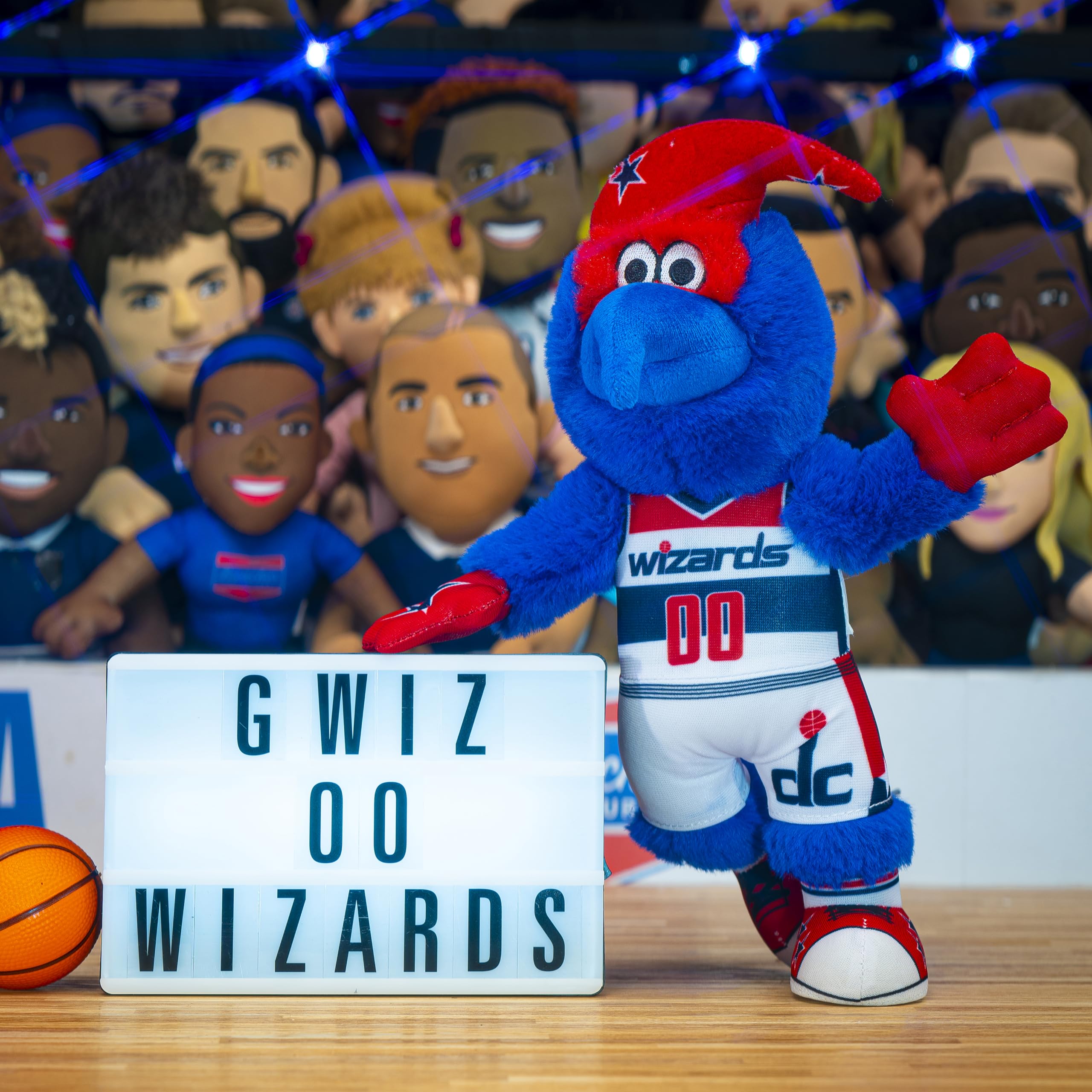 Foto 3 pulgar | Figura De Peluche Bleacher Creatures Washington Wizards G-wiz 10 Nba - Venta Internacional.