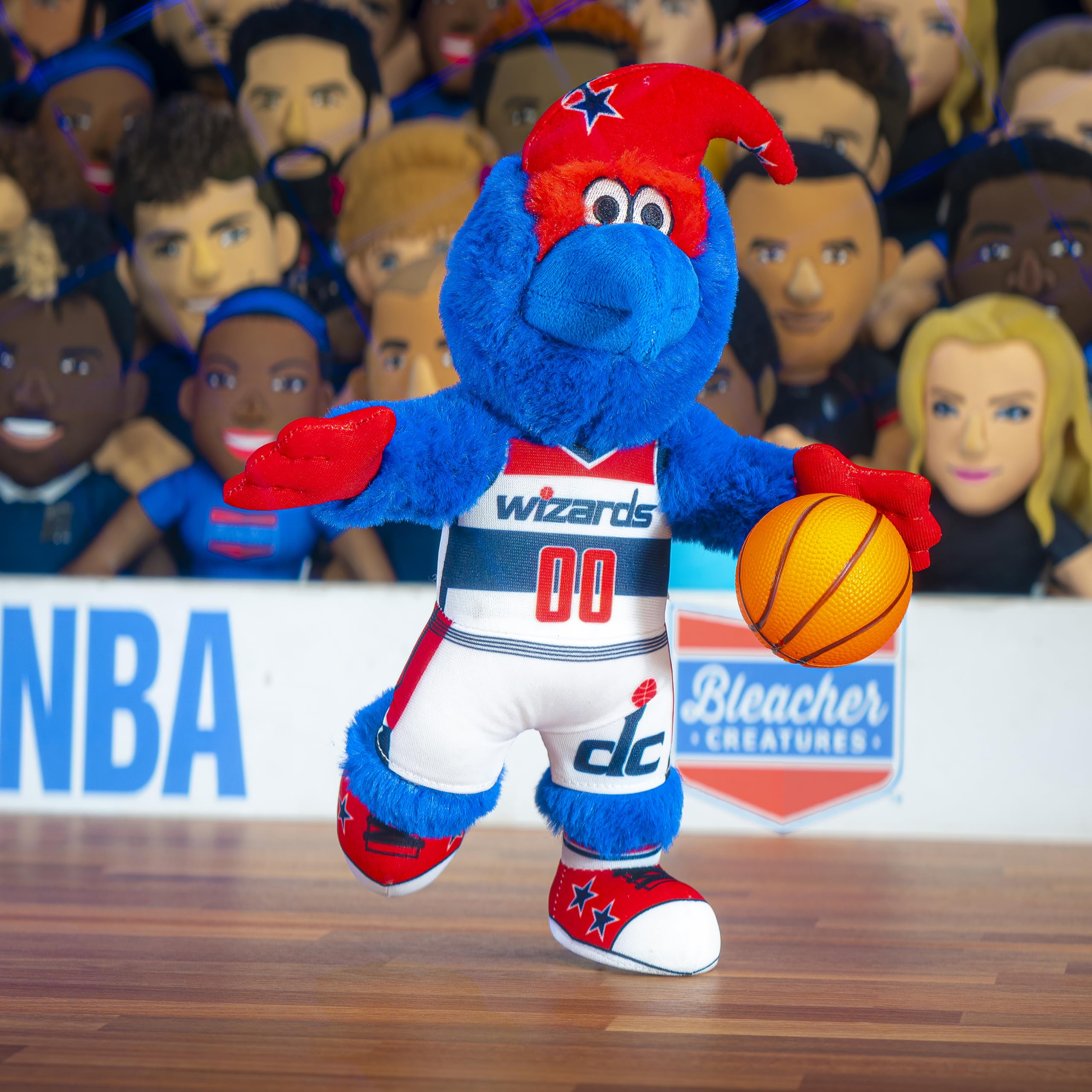 Foto 5 pulgar | Figura De Peluche Bleacher Creatures Washington Wizards G-wiz 10 Nba - Venta Internacional.