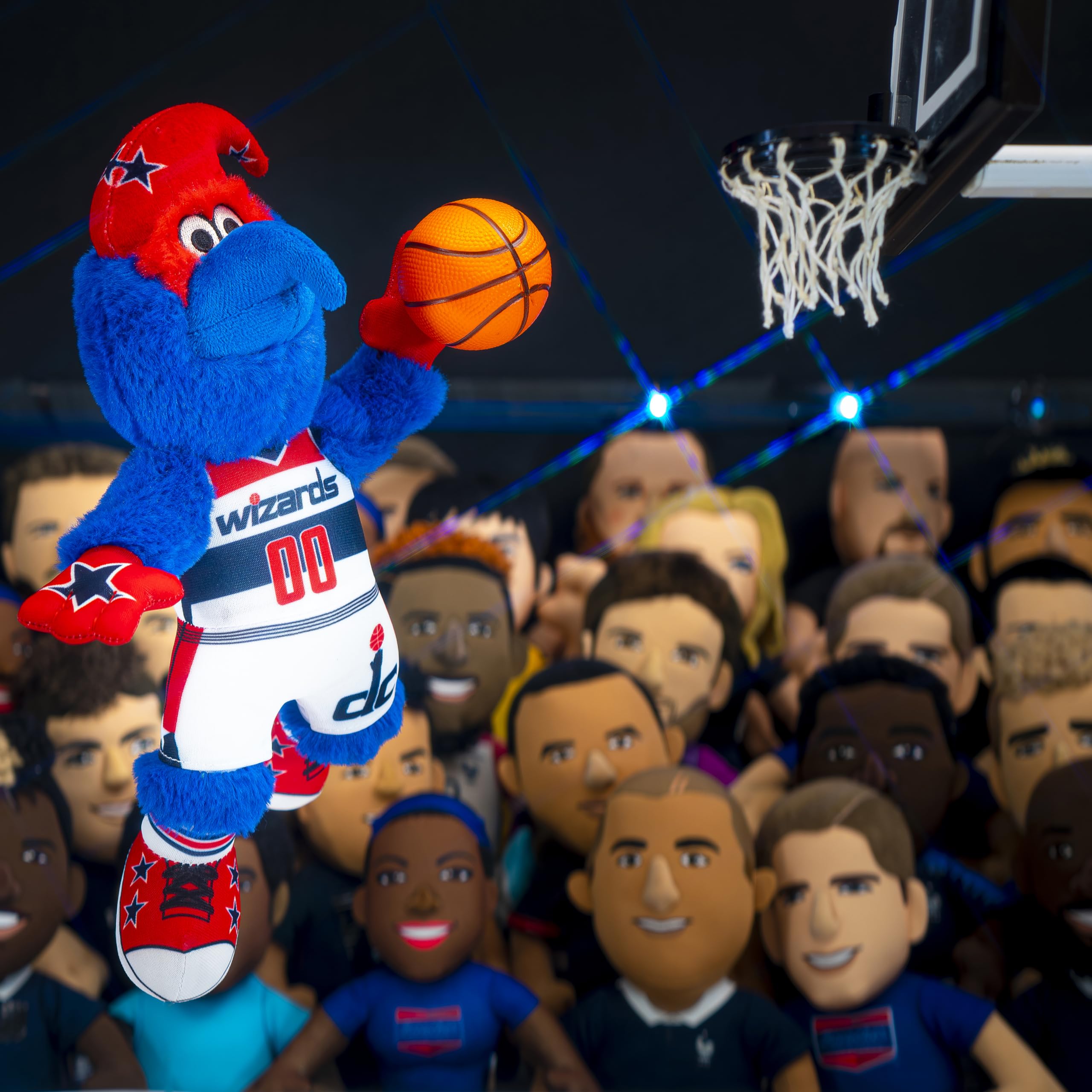Foto 7 pulgar | Figura De Peluche Bleacher Creatures Washington Wizards G-wiz 10 Nba - Venta Internacional.