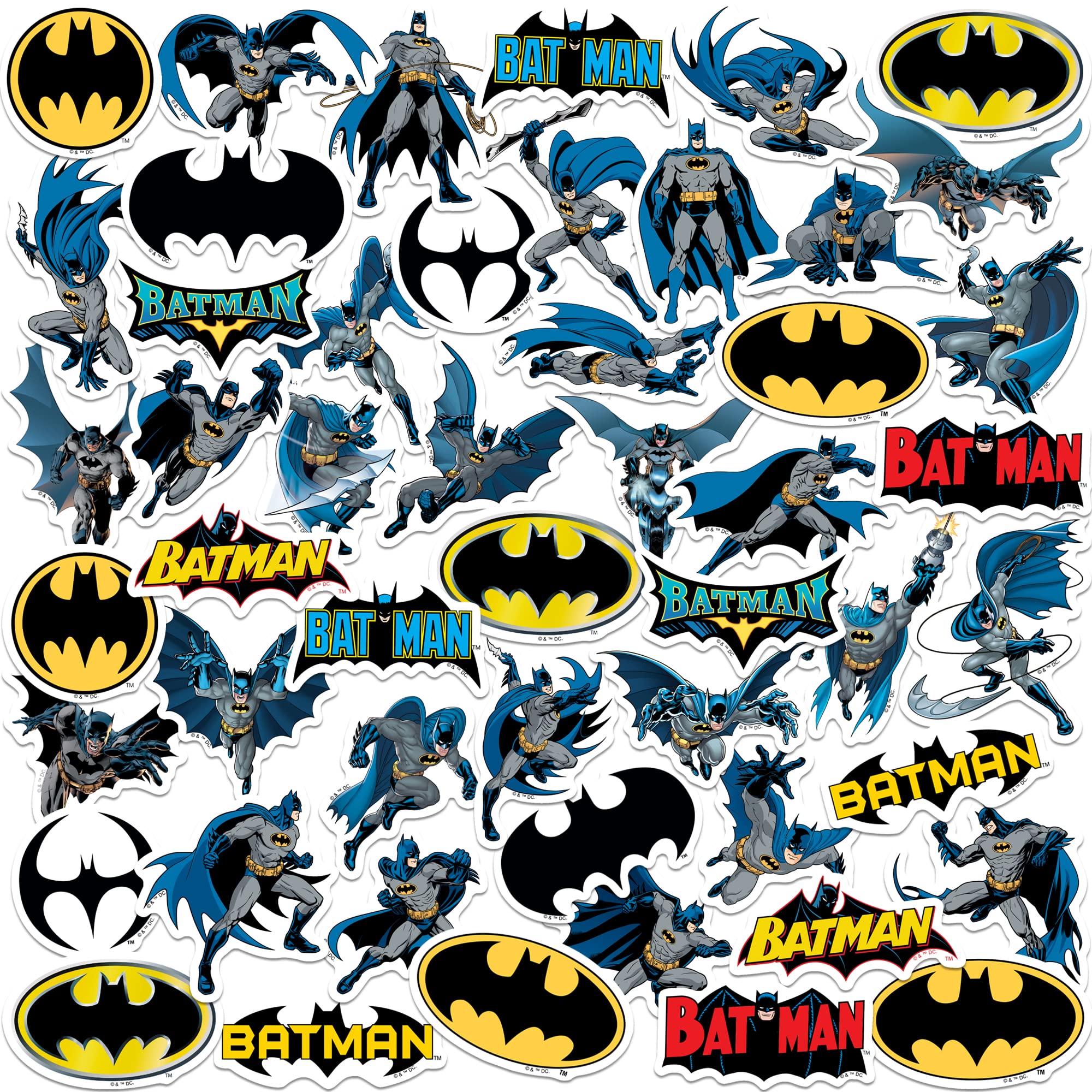 Foto 2 pulgar | Paquete De Pegatinas Gráficos Y Más Poses De Personajes De Batman X50 - Venta Internacional.