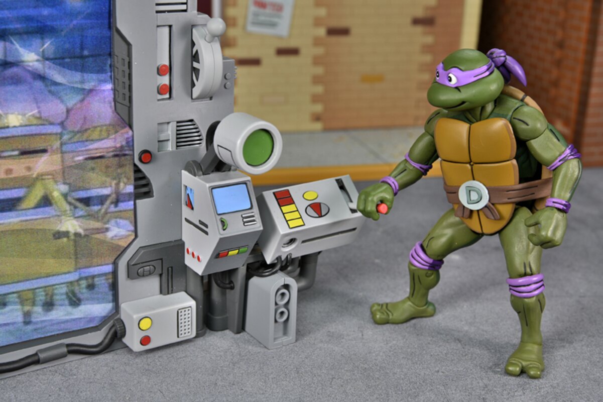 Foto 6 pulgar | Donatello Portal Generator Neca Teenage Mutant Ninja Turtles Cartoon Exclsuivo