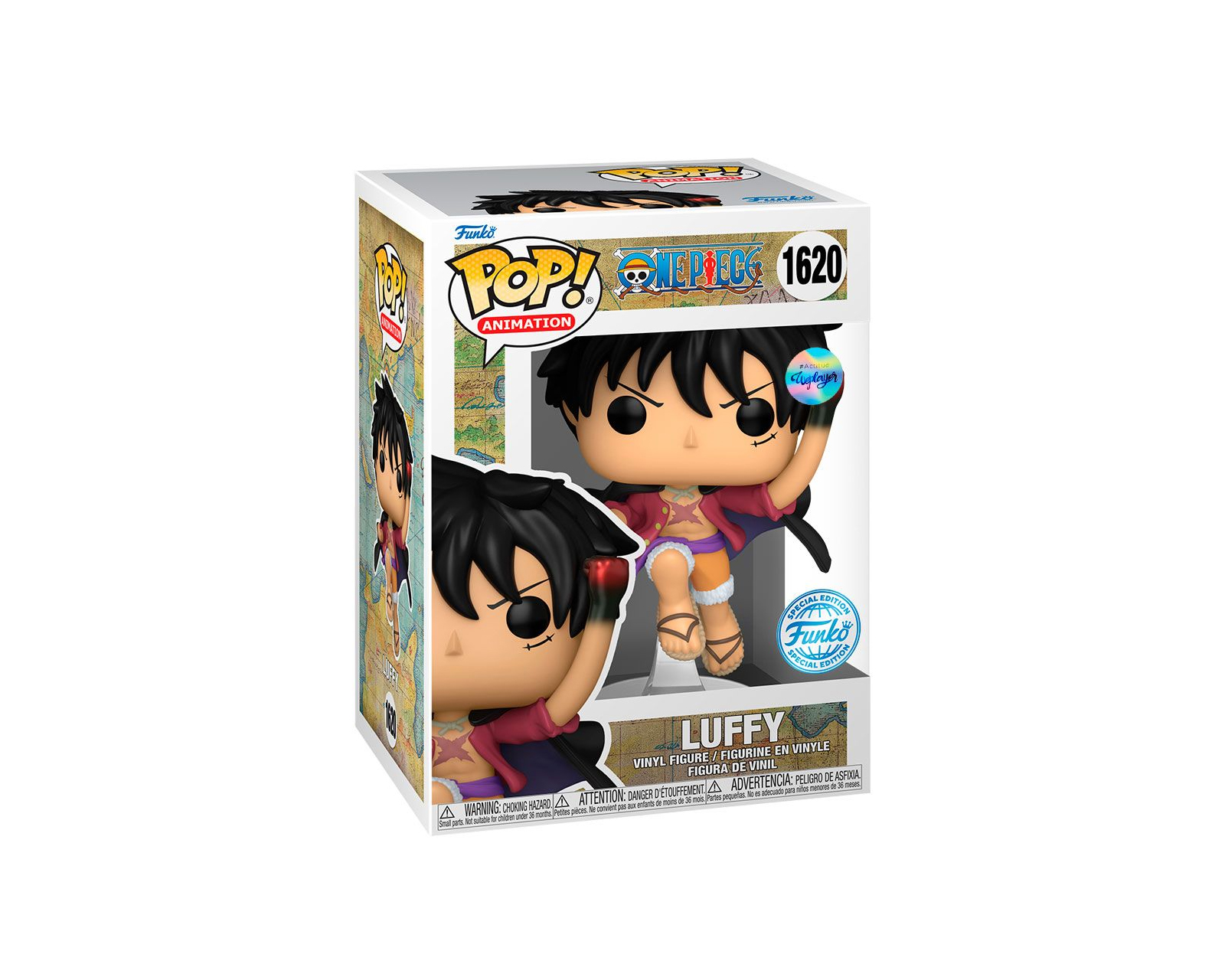 Foto 3 pulgar | Funko Pop Animation One Piece Luffy 1620 Special Edition