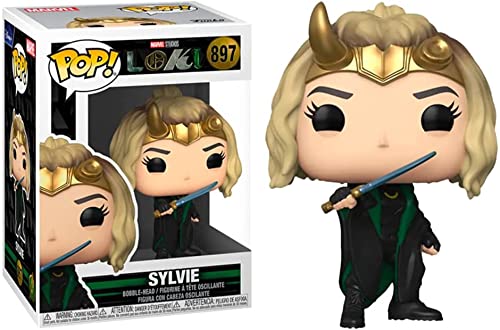 Foto 3 pulgar | Funko Pop! Marvel Loki Sylvie con Protector - Venta Internacional