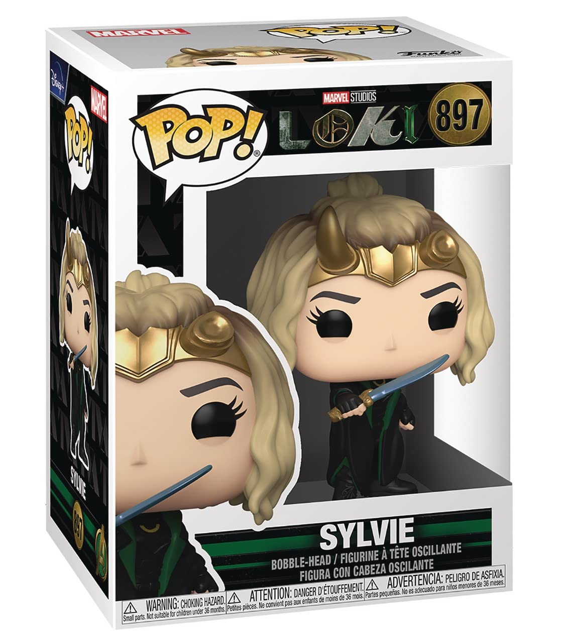 Foto 4 pulgar | Funko Pop! Marvel Loki Sylvie con Protector - Venta Internacional