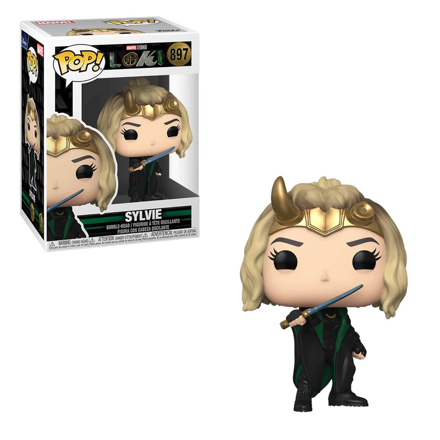 Foto 8 pulgar | Funko Pop! Marvel Loki Sylvie con Protector - Venta Internacional