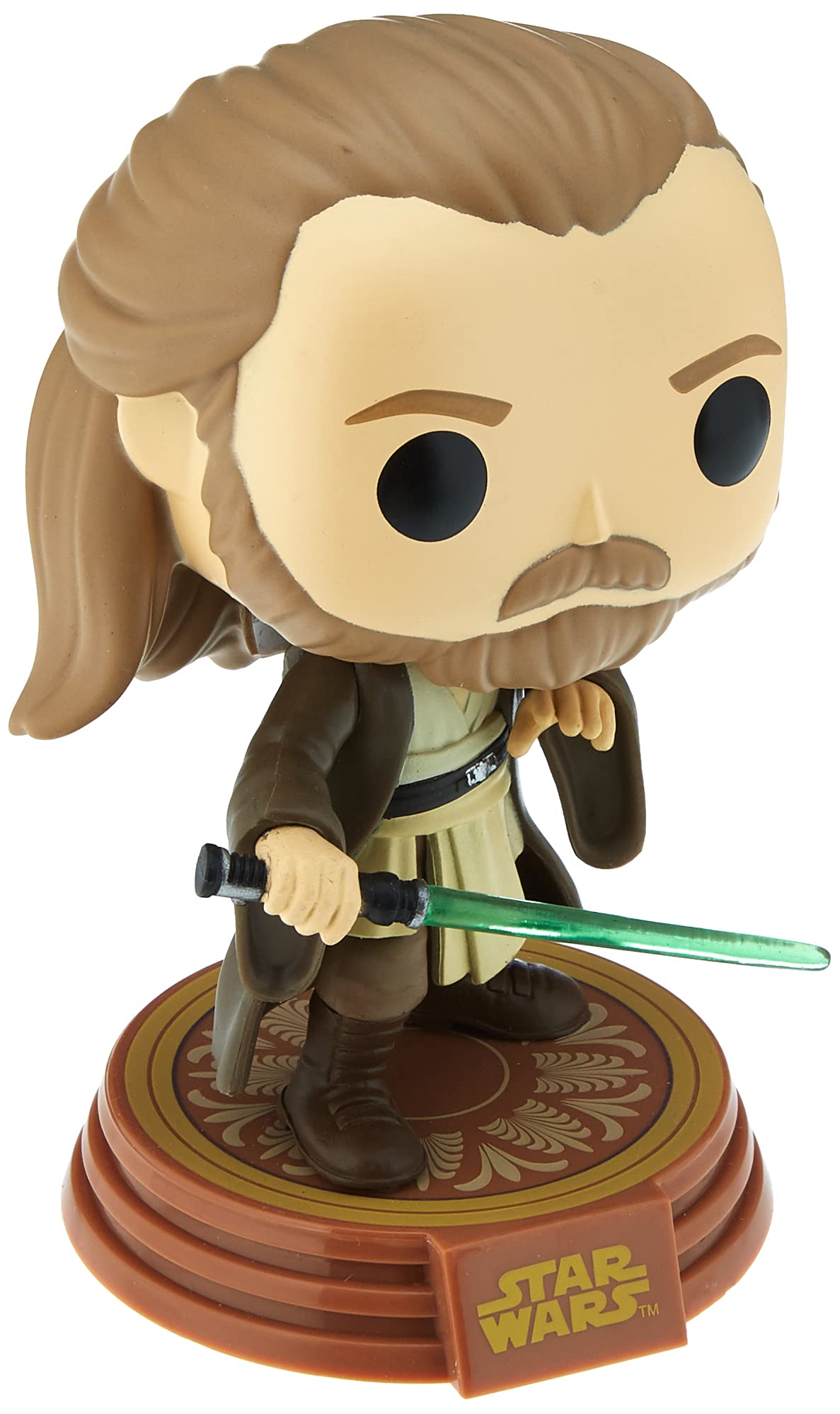 Foto 2 pulgar | Vinilo Bobblehead Funko Pop! Qui-gon Jinn De Star Wars, 12 Cm - Venta Internacional.