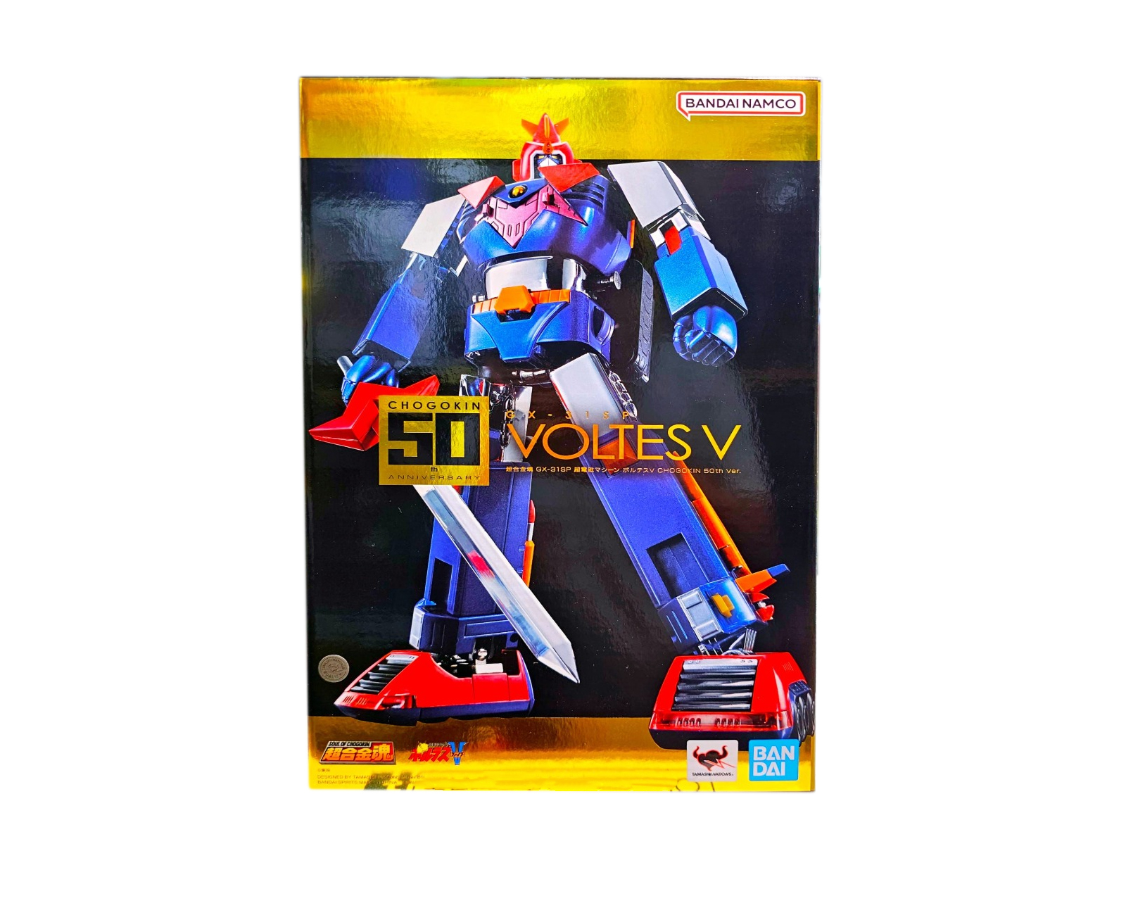 Foto 9 pulgar | Bandai Chogokin Gx-31p Chodenji Machine Voltes V 50th Ver