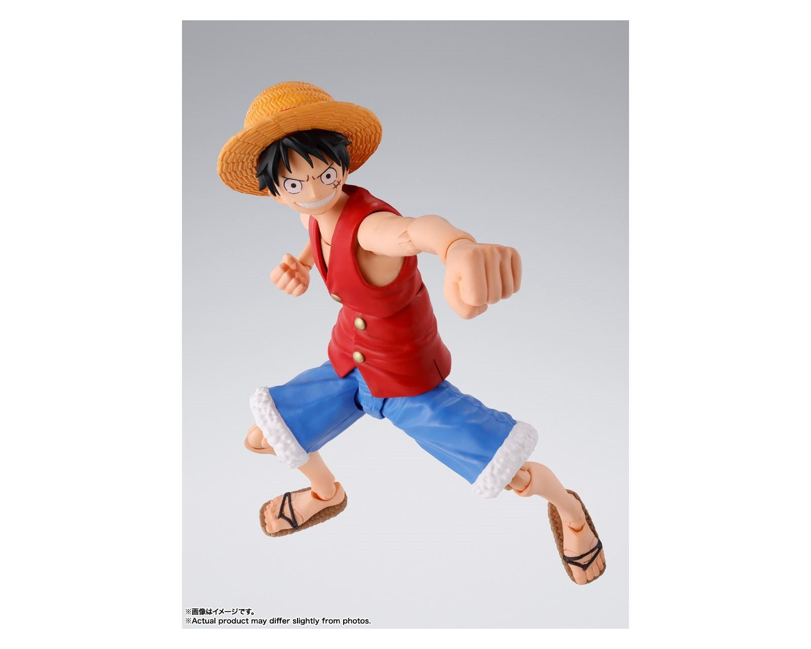 Foto 3 pulgar | Bandai Sh Figuarts One Piece - Monkey D Luffy Romance Dawn