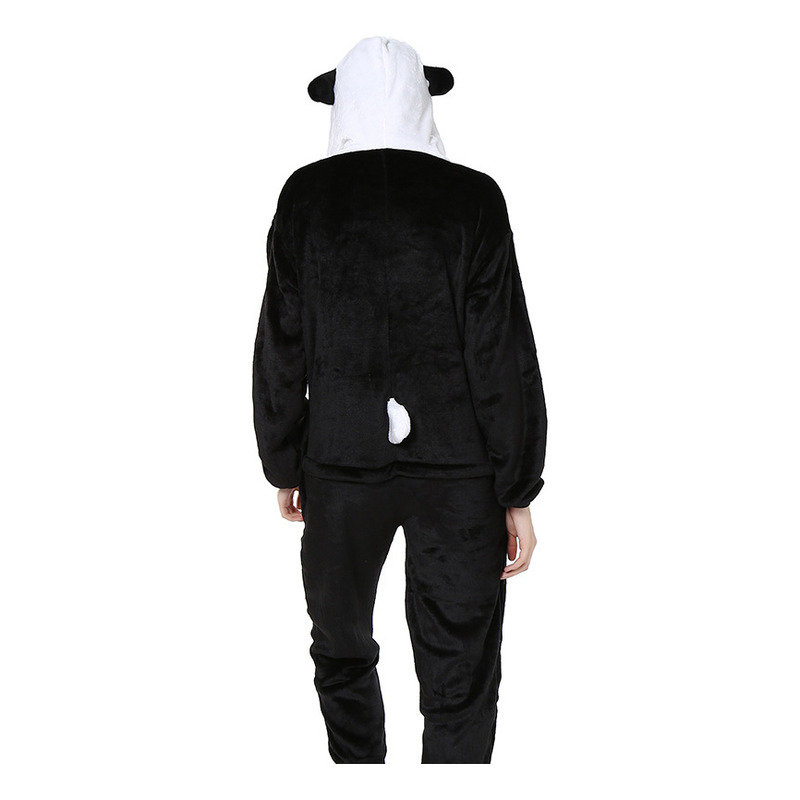 Foto 4 pulgar | Mono De Pijama De Peluche Con Puntadas Kigurumi Para Cosplay Para Adultos - Venta Internacional.
