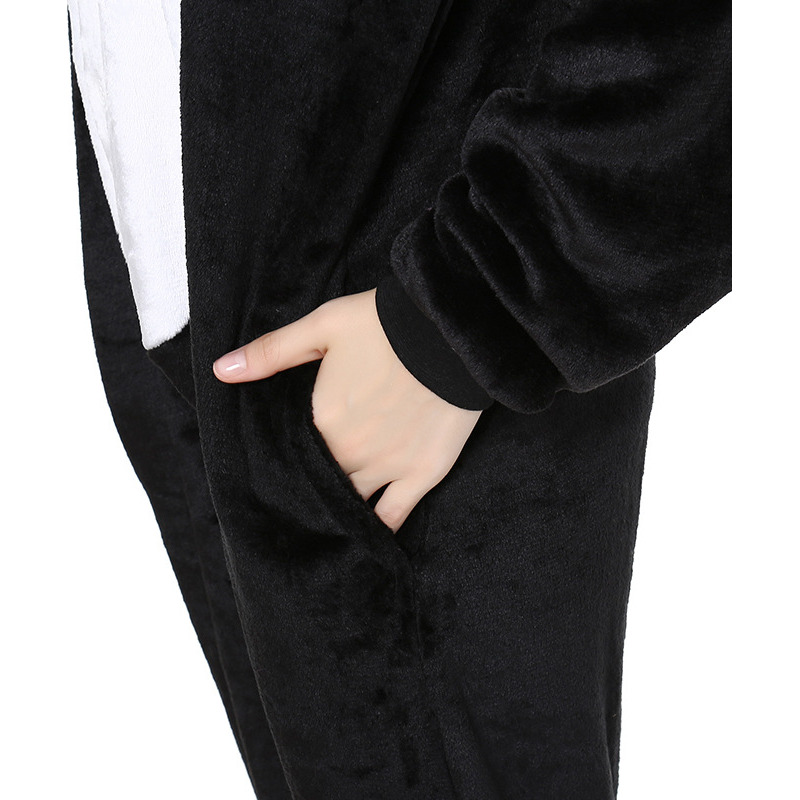 Foto 5 pulgar | Mono De Pijama De Peluche Con Puntadas Kigurumi Para Cosplay Para Adultos - Venta Internacional.