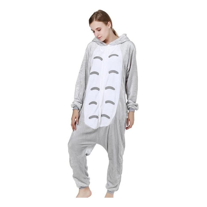 Mono De Pijama De Peluche Con Puntadas Kigurumi Para Cosplay Para Adultos - Venta Internacional.