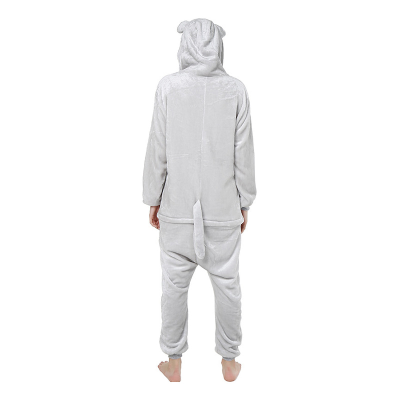 Foto 4 pulgar | Mono De Pijama De Peluche Con Puntadas Kigurumi Para Cosplay Para Adultos - Venta Internacional.