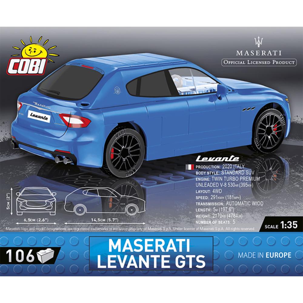 Foto 3 pulgar | Cobi Bloques Maserati Levante Gts Escala 1:35 106 Maserati Historical Collection