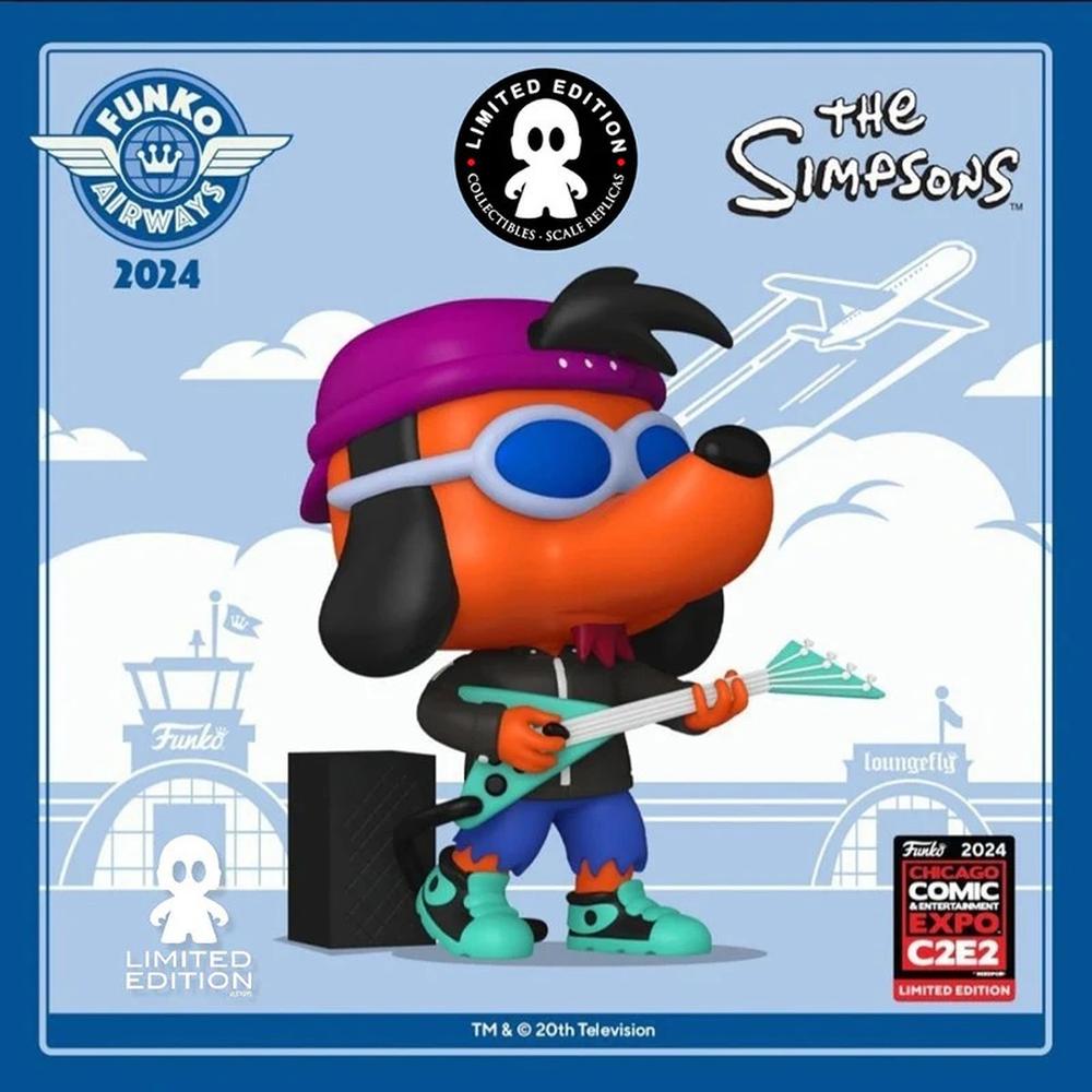 Funko Pop Poochie 1498 Exclusivo Los Simpsons