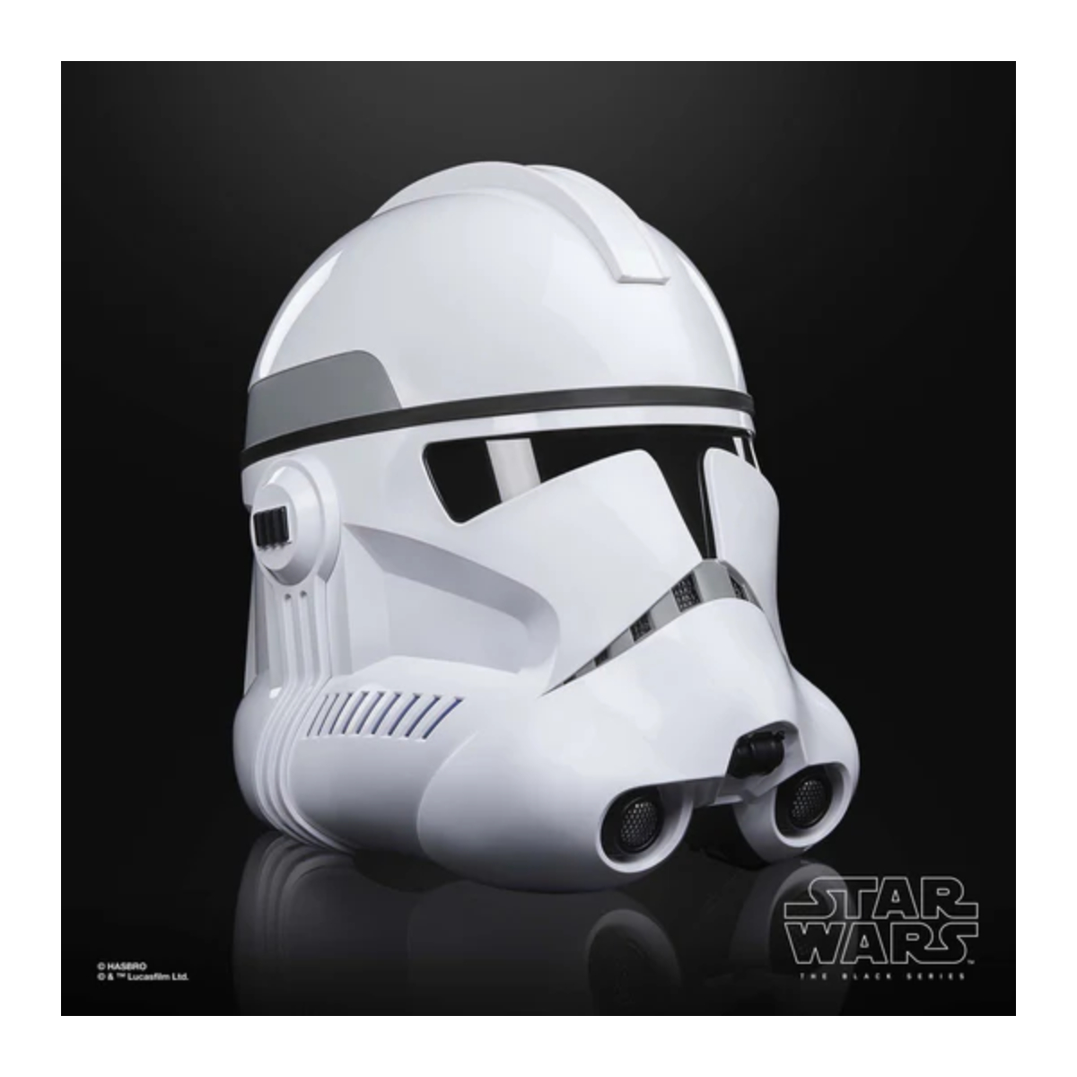 Foto 6 pulgar | Casco Electronico Star Wars The Black Series Phase Ii Clone Trooper