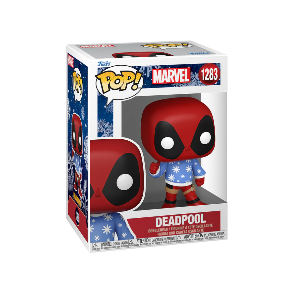 Foto 1 | Funko Pop Marvel: Holiday - Deadpool Con Sueter De Navidad