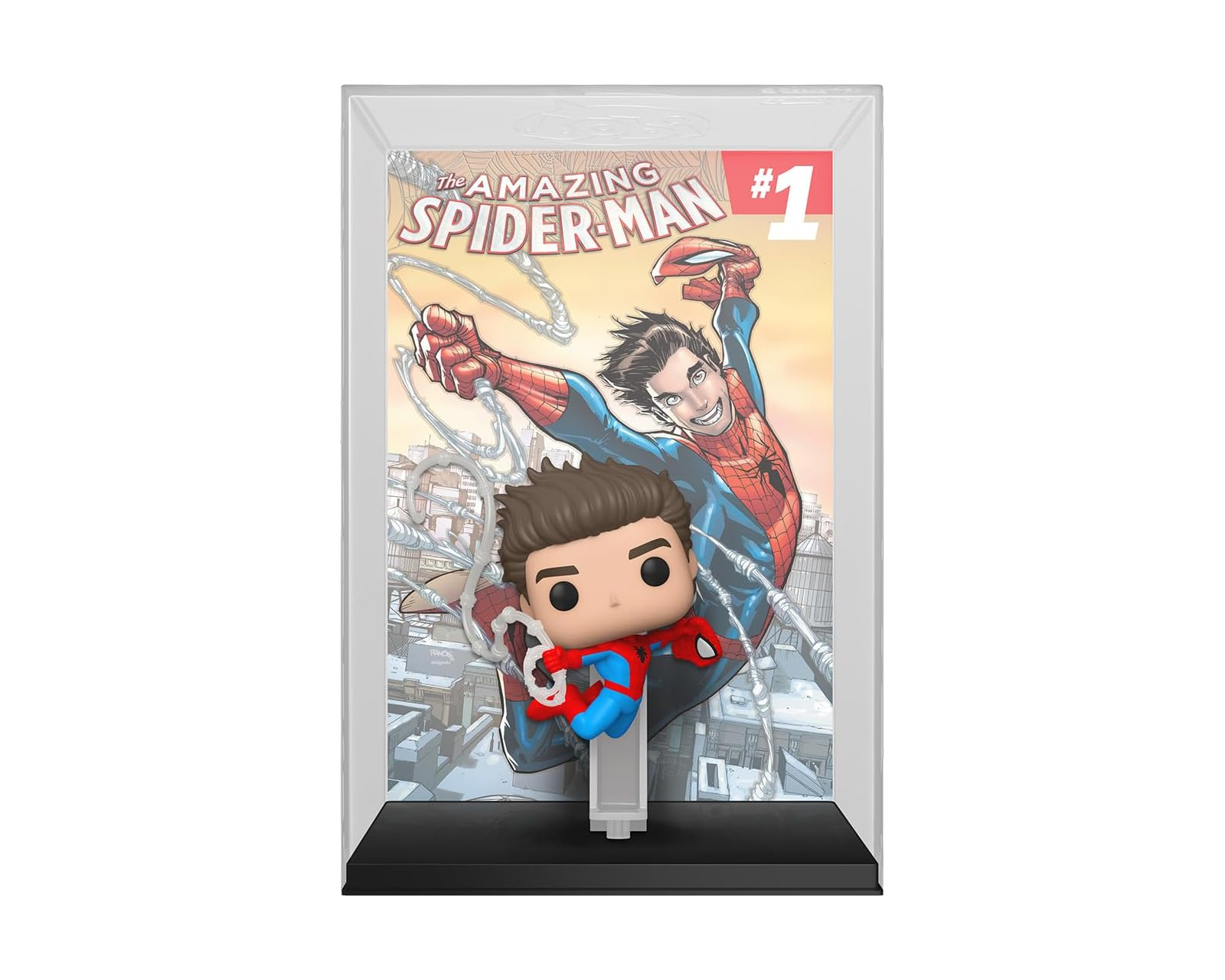 Foto 2 pulgar | Figura Funko Pop Comic Covers Marvel Spider Man 48 No. 1