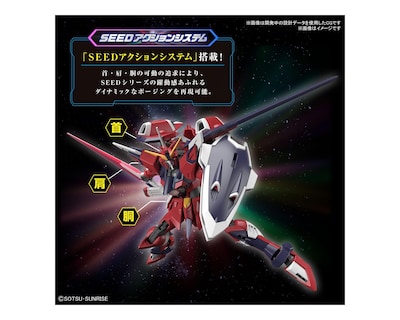 Foto 3 | Bandai Hobby Gundam Immortal Justice Gundam Gunpla HG 1/144