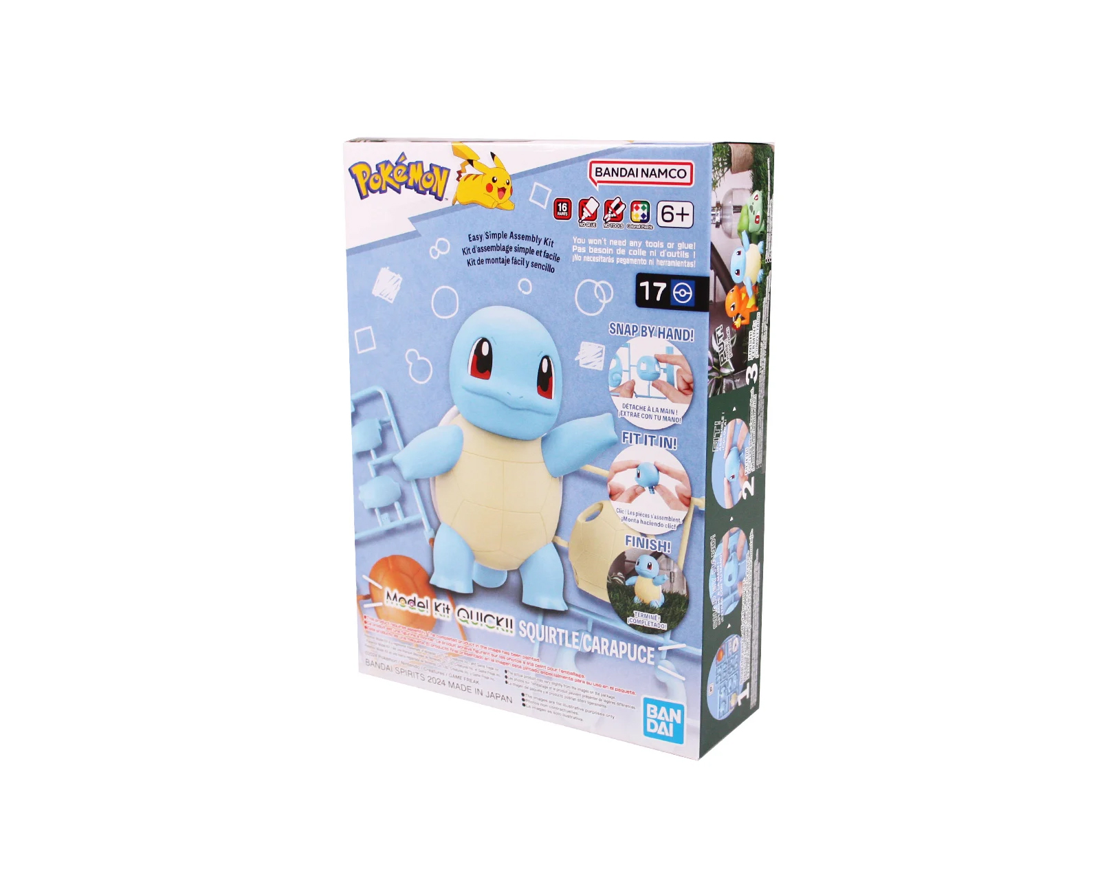 Foto 4 pulgar | Figura Armable Bandai Pokémon Model Kit Select 17 Squirtle