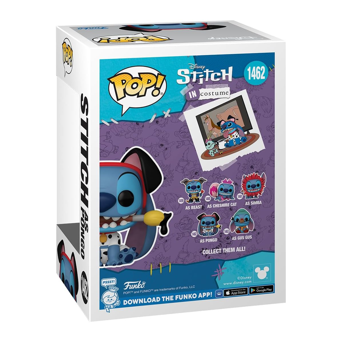 Foto 4 pulgar | Funko Stitch As Pongo 1462