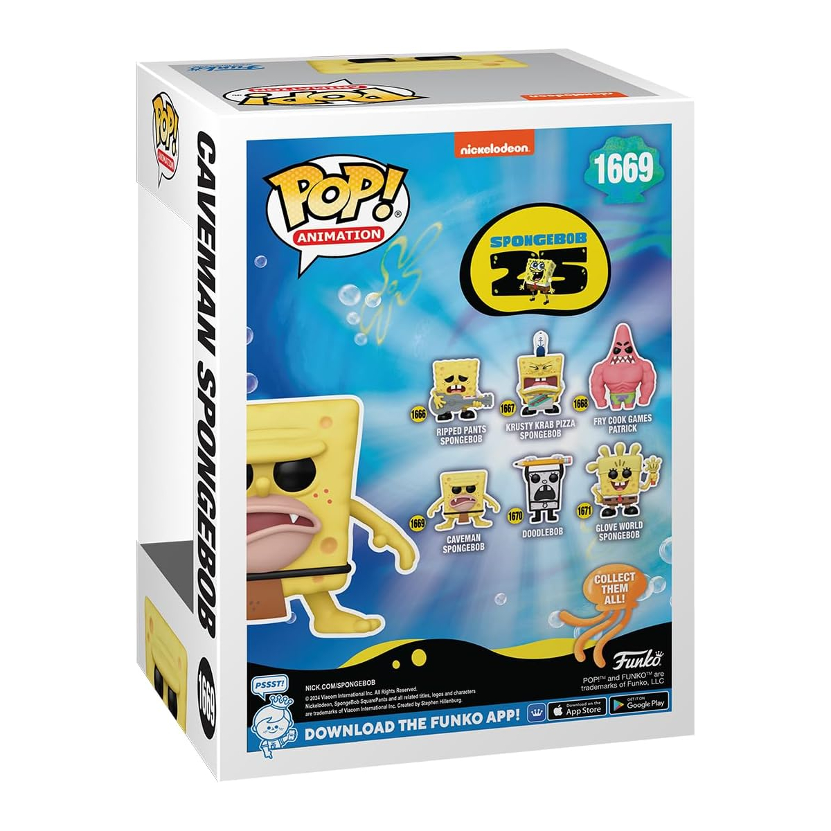 Foto 4 pulgar | Funko Caveman Spongebob 1669