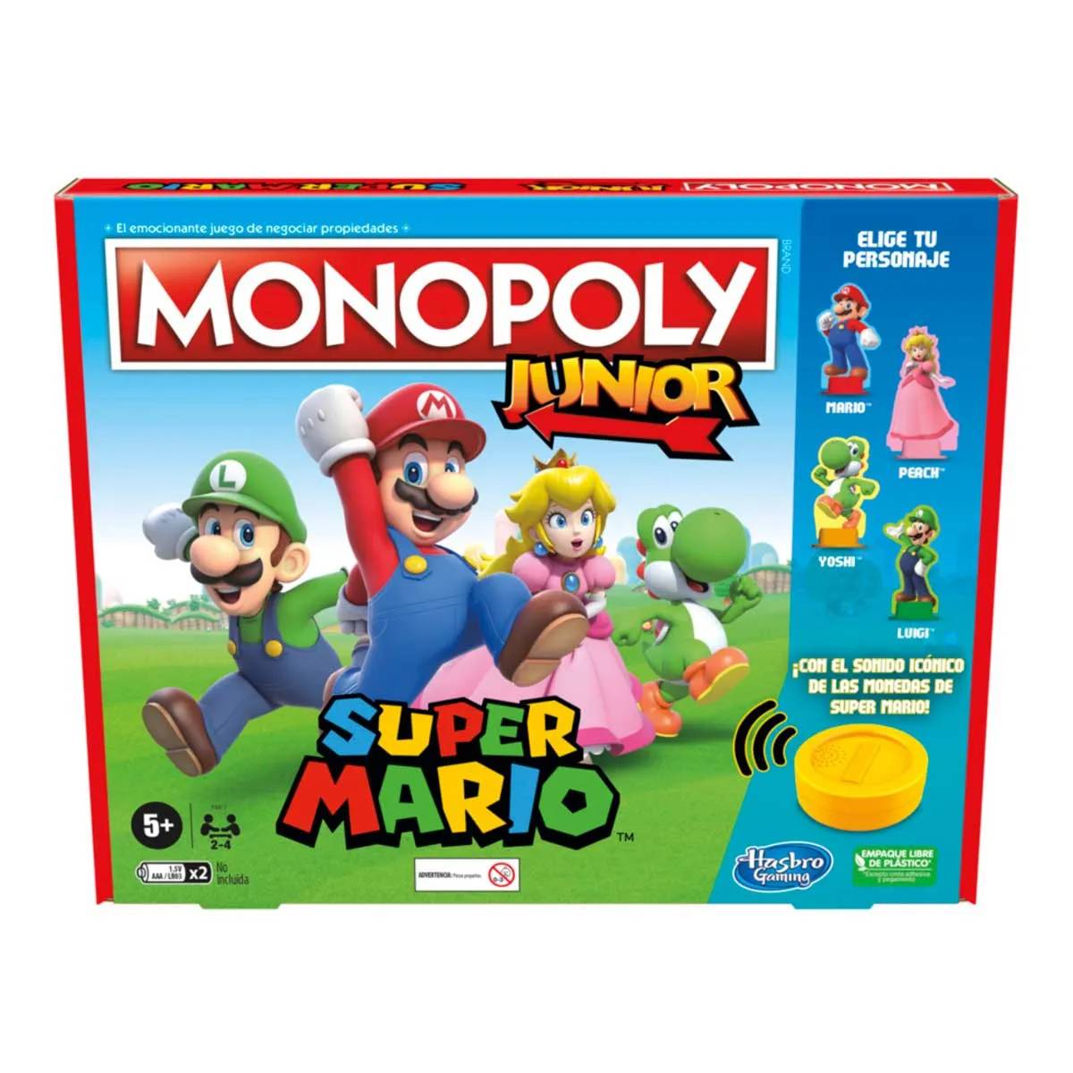 Foto 3 pulgar | Monopoly: Super Mario Edicion Junior