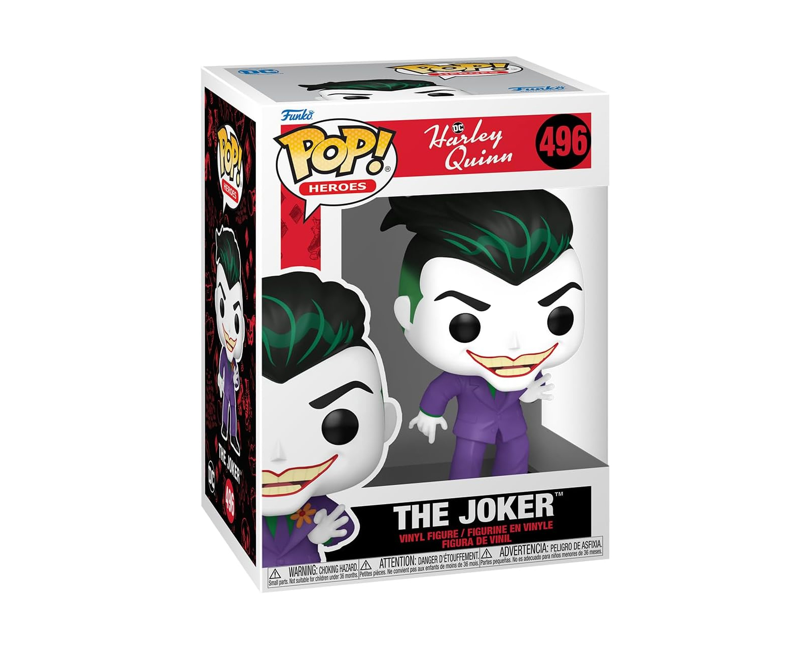 Foto 3 pulgar | Funko Pop Heroes Harley Quinn Serie Animada - Joker 496