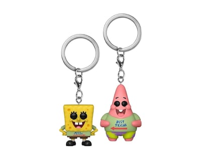 Foto 1 | Set Funko Pop Keychain Pocket Bob Esponja Y Patricio Llavero