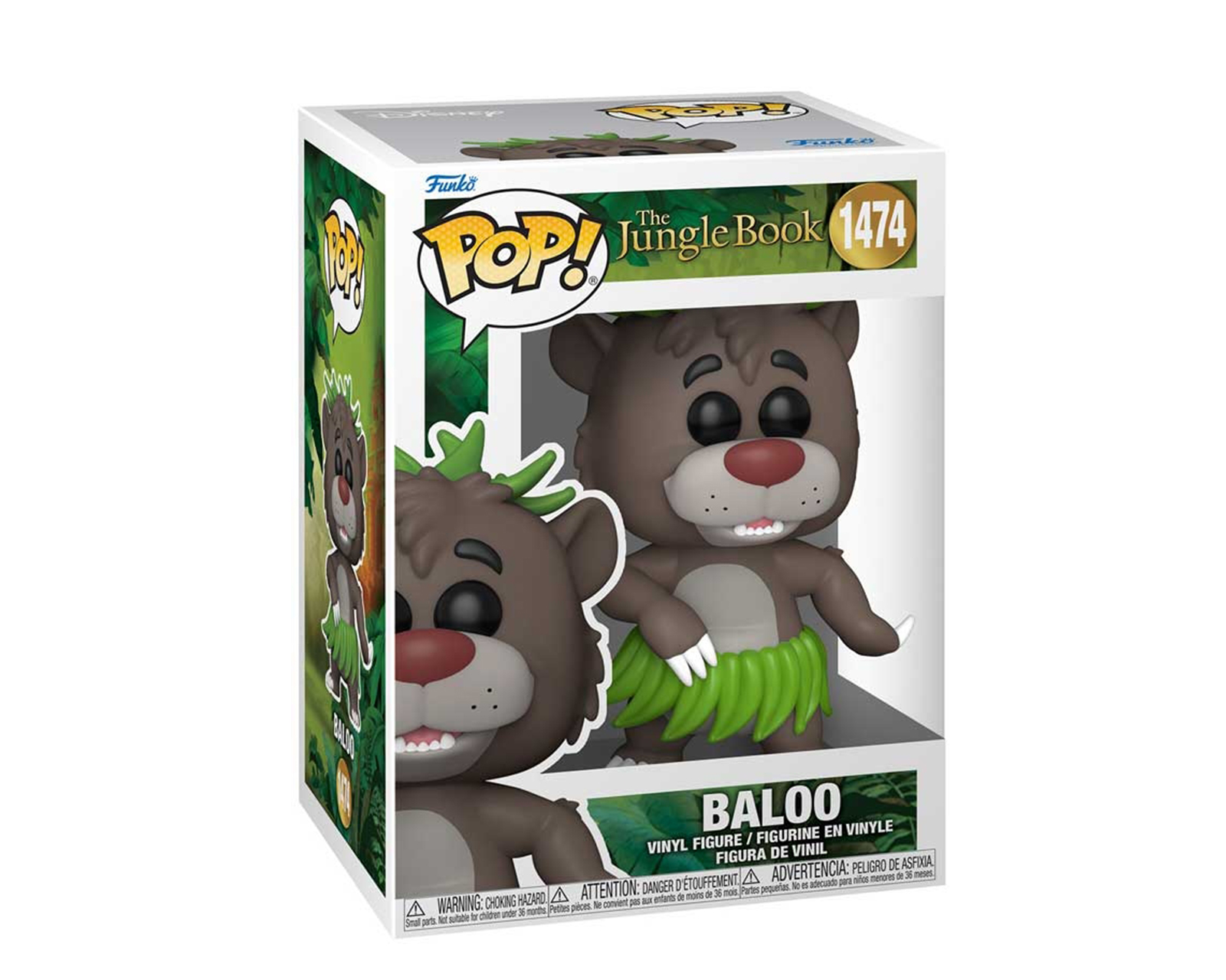 Foto 3 pulgar | Funko Pop Disney El Libro De La Selva Baloo 1474