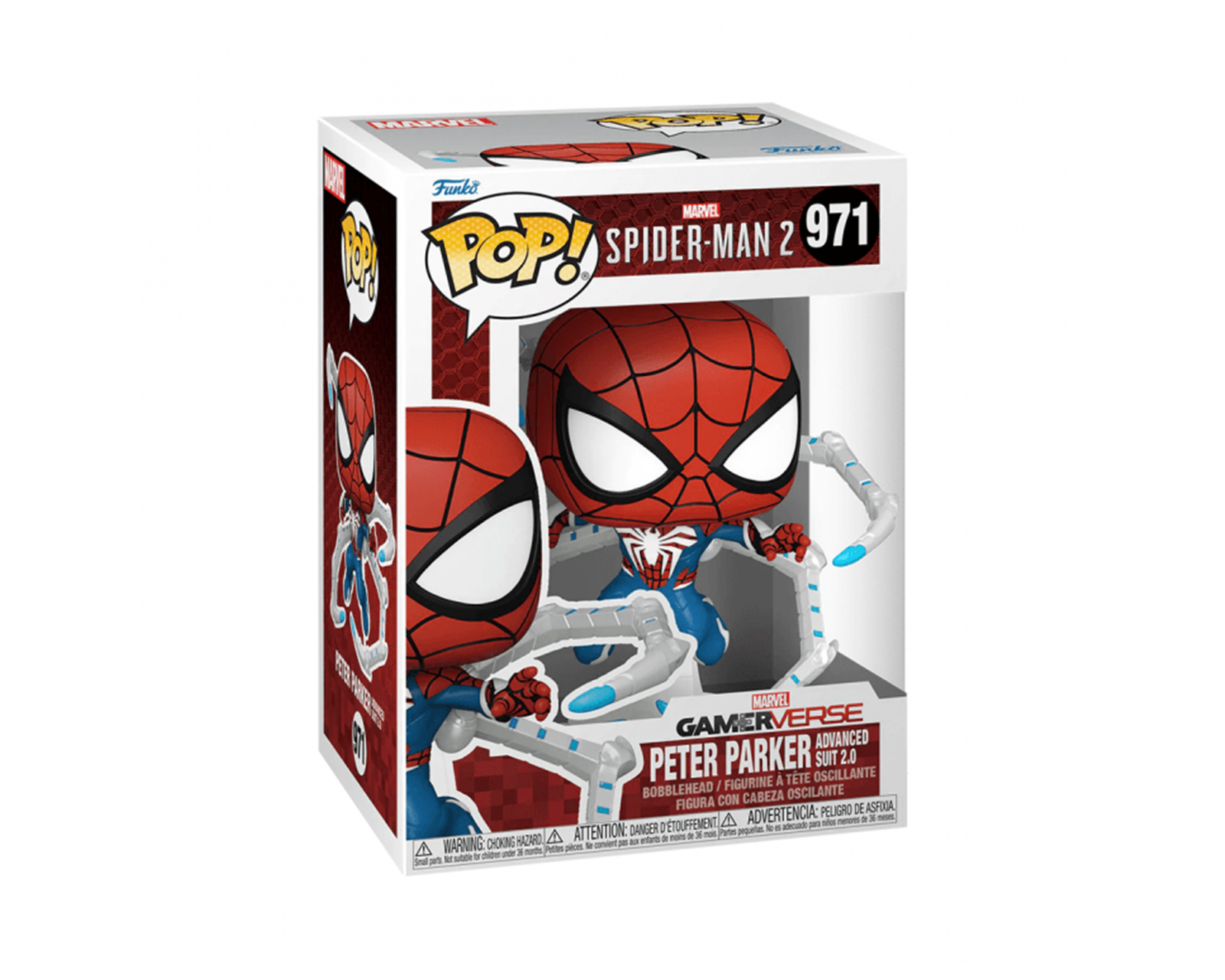Foto 3 pulgar | Funko Pop Spider Man 2 - Peter Parker Traje Avanzado 2.0 971