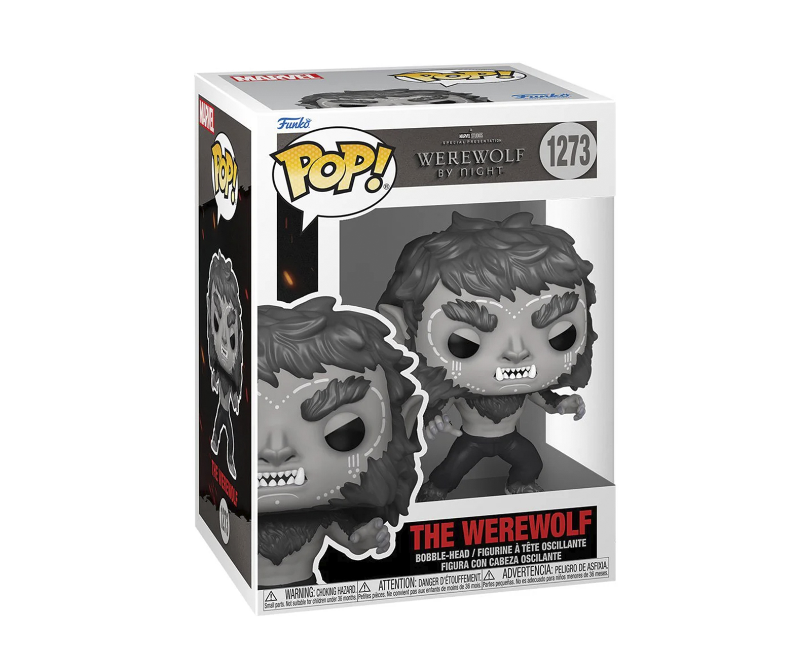 Foto 3 pulgar | Funko Pop Marvel Werewolf By Night Hombre Lobo