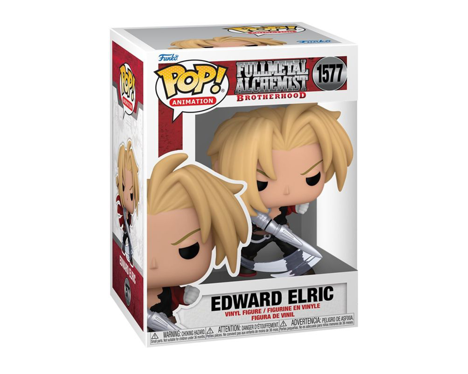 Foto 3 pulgar | Funko Pop Fullmetal Alchemist Edward Elric con Espada