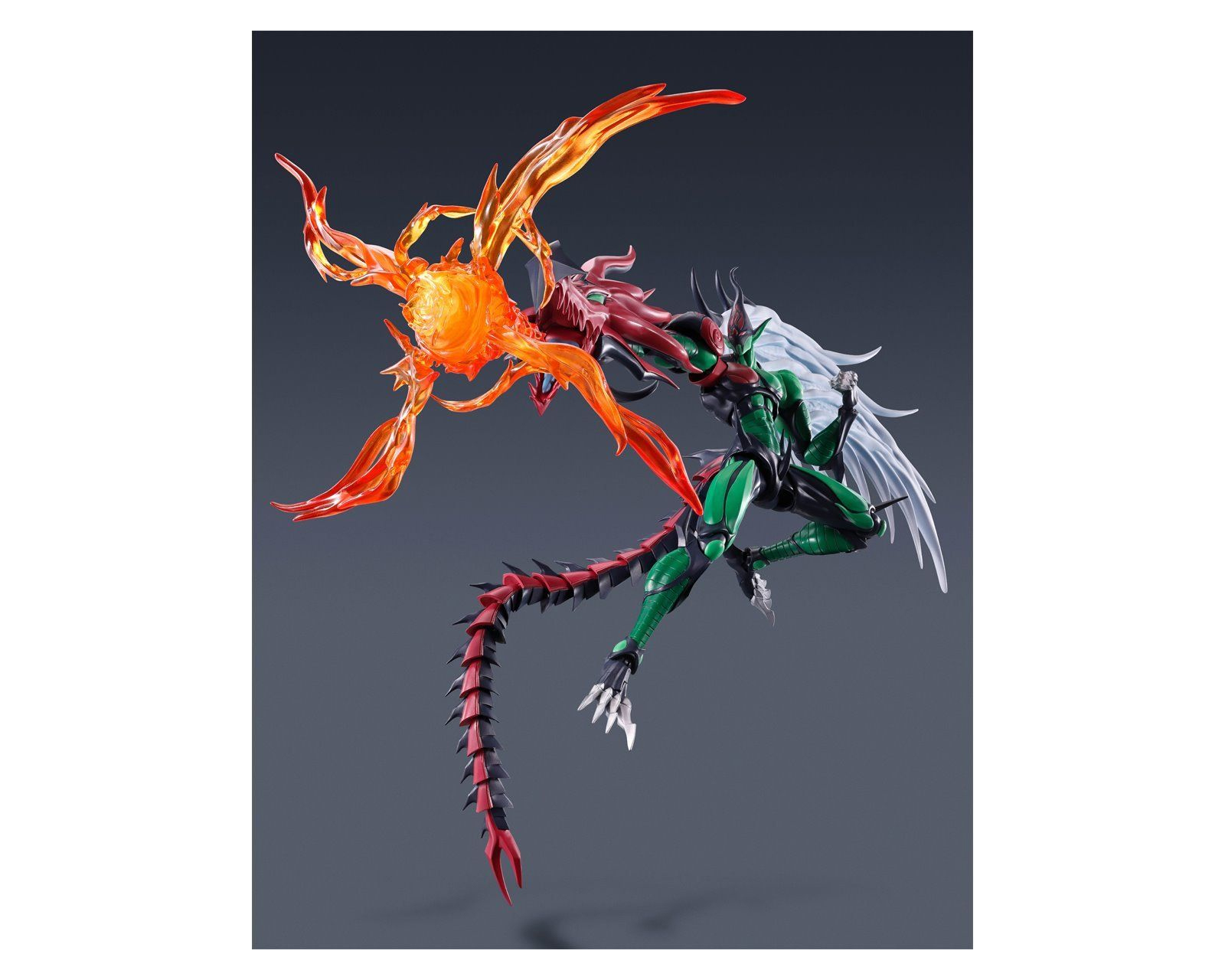 Foto 4 pulgar | Sh Monsterarts Ehero Flame Wingman Yu-gi-oh Duel Monsters Gx
