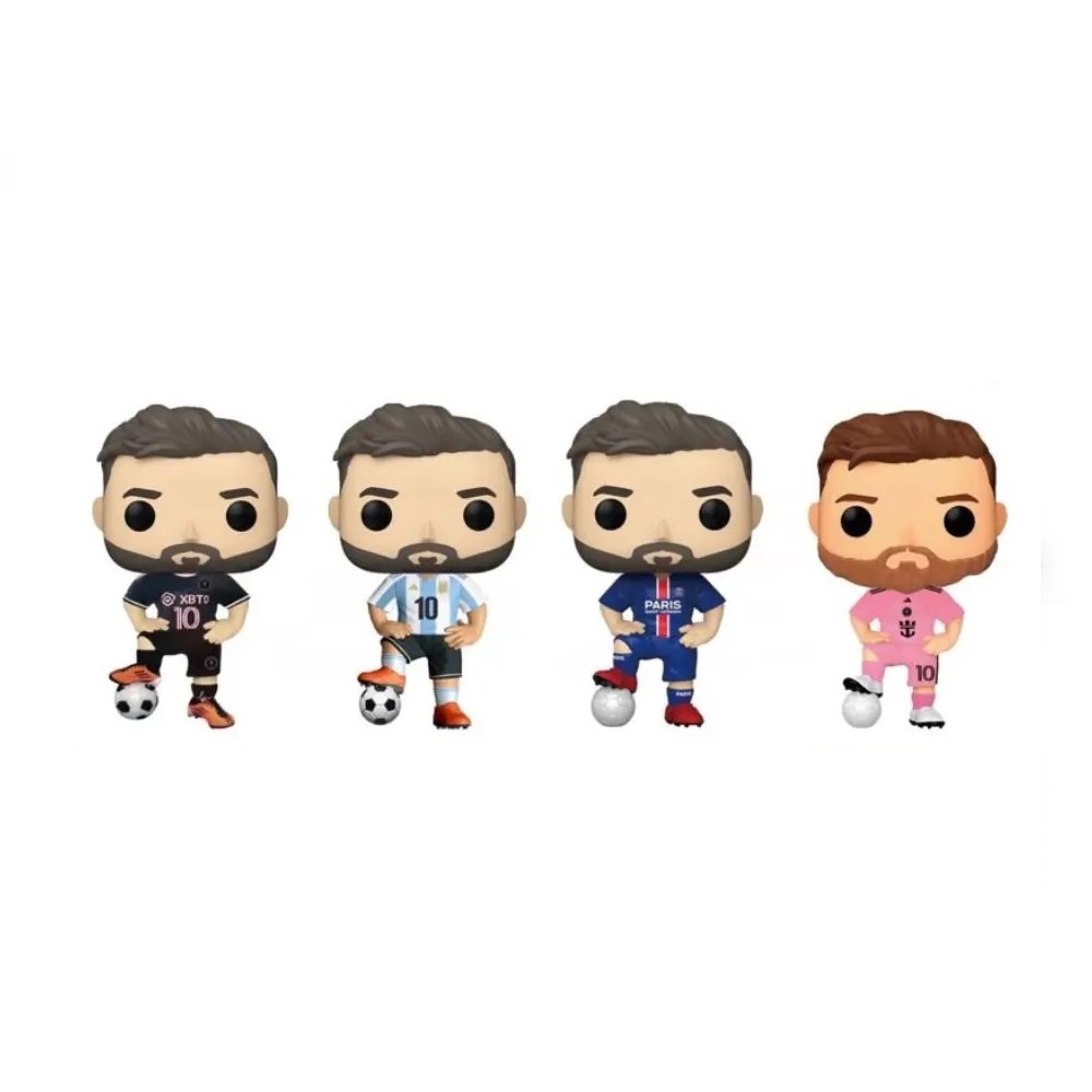 Foto 3 pulgar | Figuras Funko Pop Futbol: Lionel Messi 4 piezas