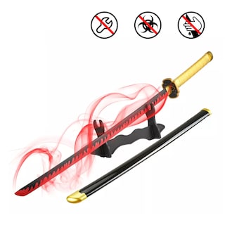 Foto 2 | Katana De Madera Demon Slayer Kit Espada+portacuchilla Eo Safe Imports Esi-18078 Multicolor