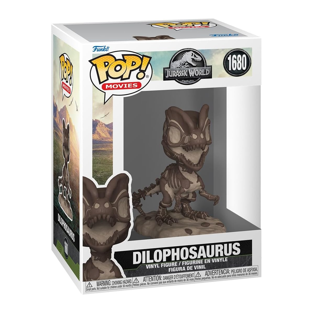 Foto 3 pulgar | Funko Pop Movies: Jurassic Park - Fosil Dilophosaurus