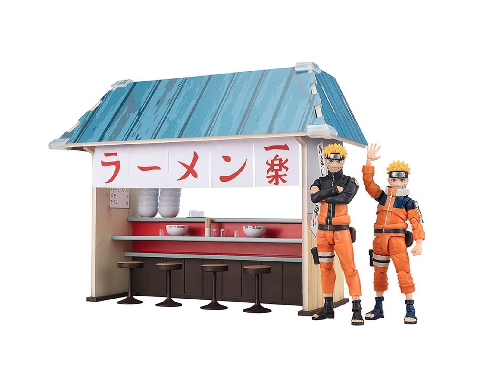 Bandai Sh Figuarts Ichiraku Ramen Set - Naruto $1,299
