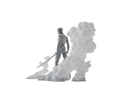 Foto 1 | Bandai Efecto Humo Versión Blanca Para Sh Figuarts