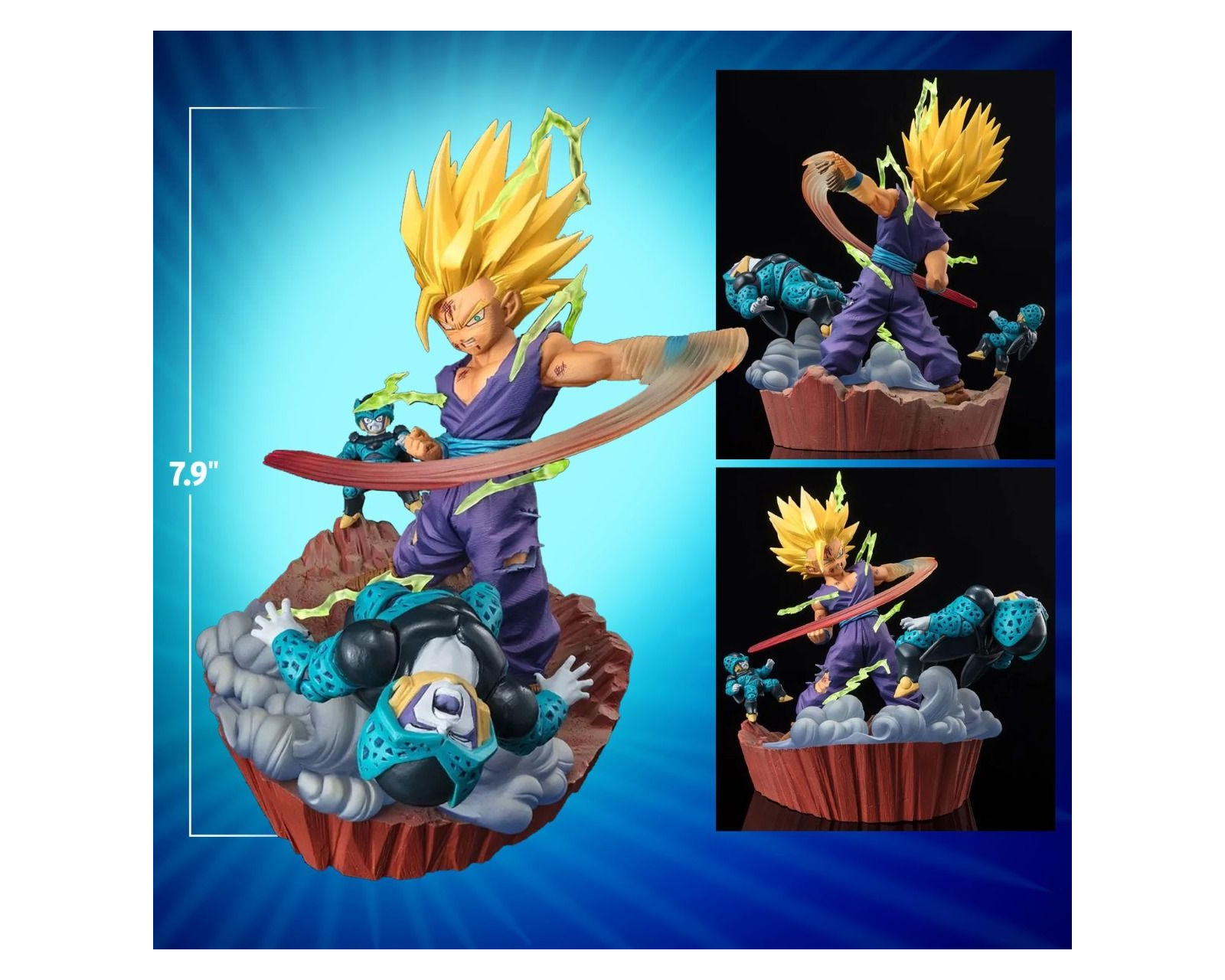 Foto 5 pulgar | Bandai Figuartz Zero Ss2 Gohan Anger Exploding Extra Battle