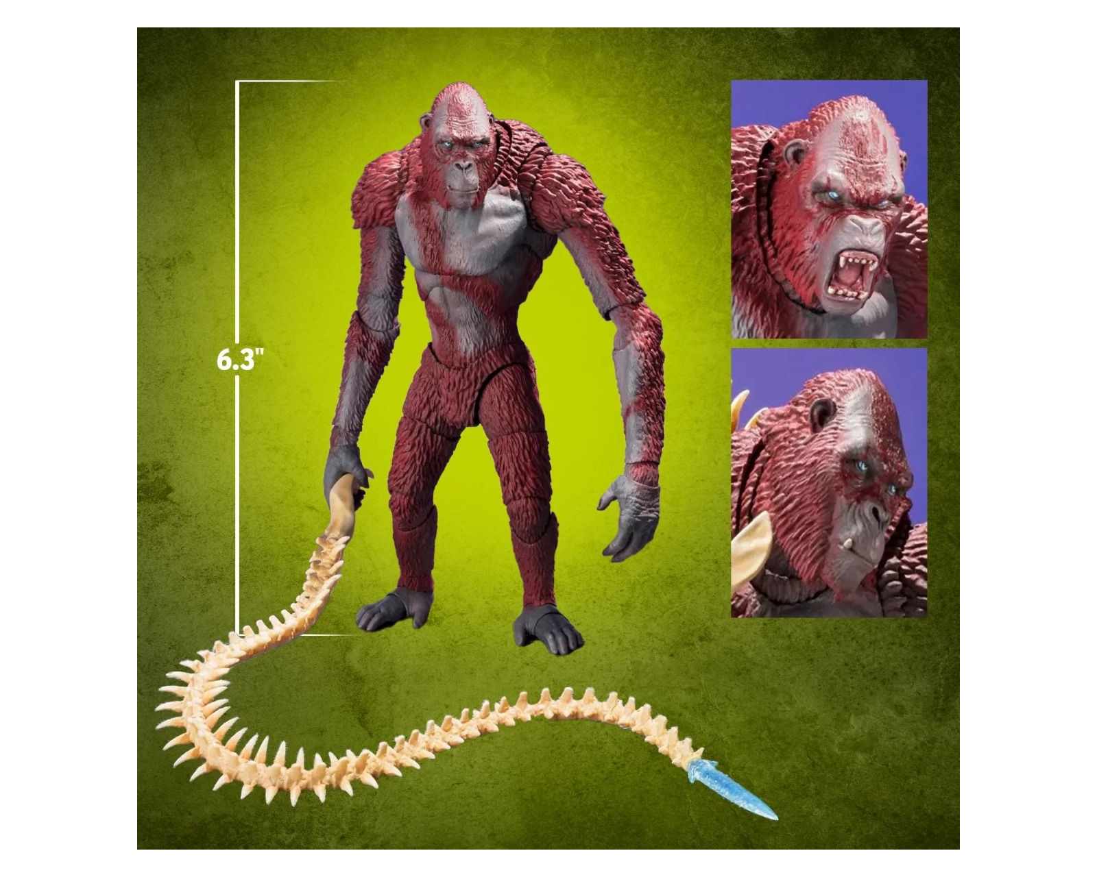 Foto 4 pulgar | Sh Monsterarts Skar King - Godzilla X Kong The New Empire