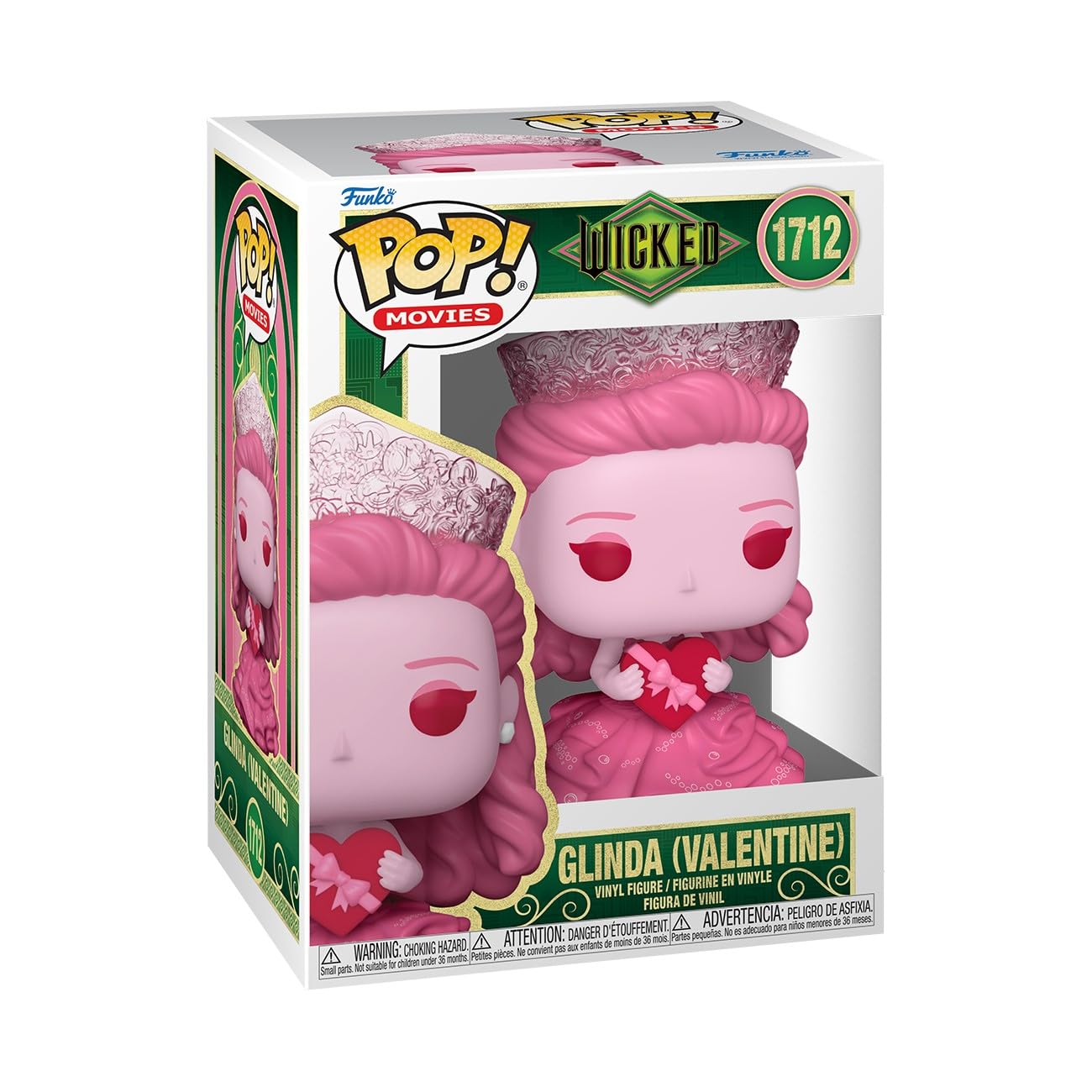 Figura De Vinilo Funko Pop Movies Valentines Glinda Wicked 12 Cm - Venta Internacional.